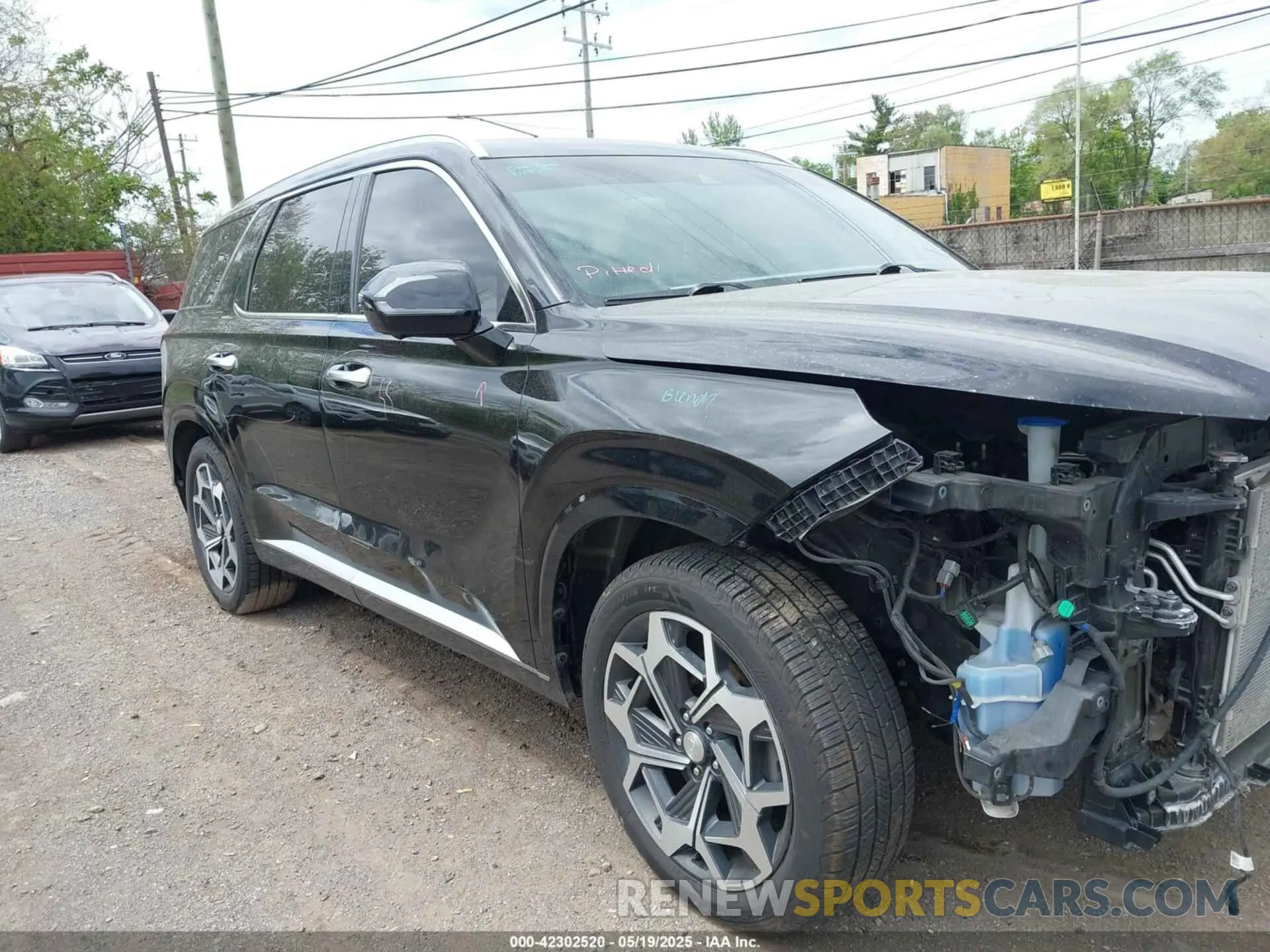 19 fotografías del automóvil dañado KM8R7DHE9MU246808 HYUNDAI PALISADE 2021