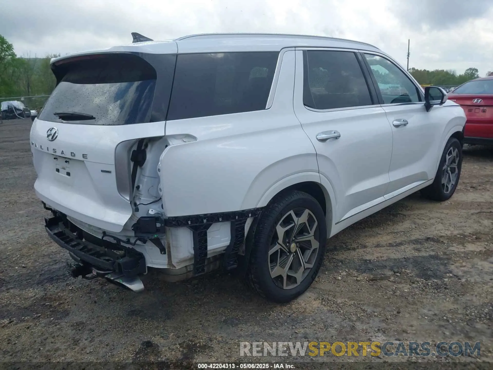 4 fotografías del automóvil dañado KM8R7DHEXMU183458 HYUNDAI PALISADE 2021
