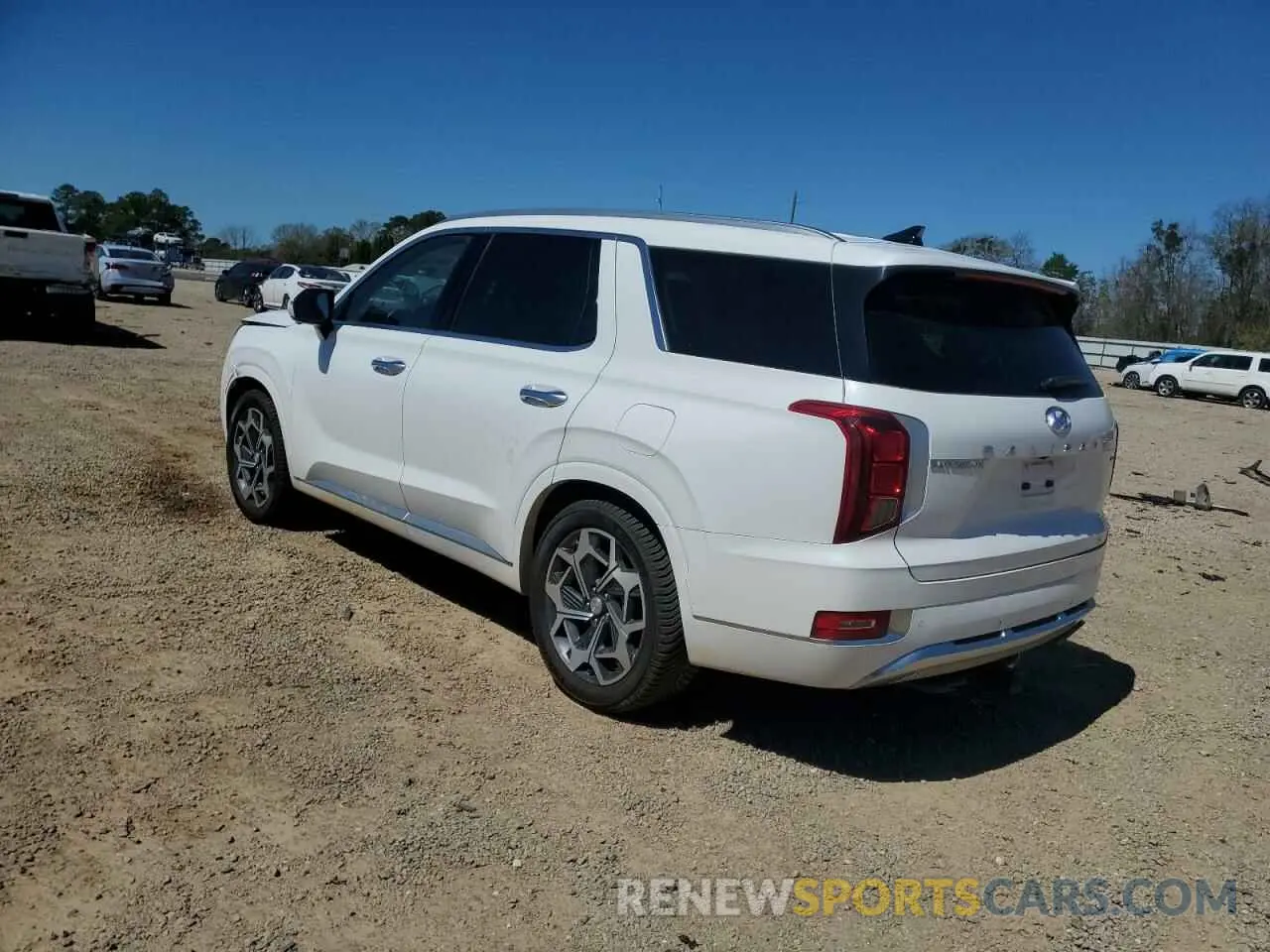 2 fotografías del automóvil dañado KM8R7DHEXMU228740 HYUNDAI PALISADE 2021