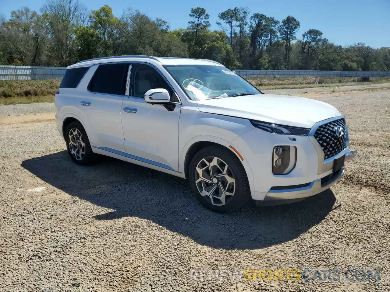 4 fotografías del automóvil dañado KM8R7DHEXMU228740 HYUNDAI PALISADE 2021