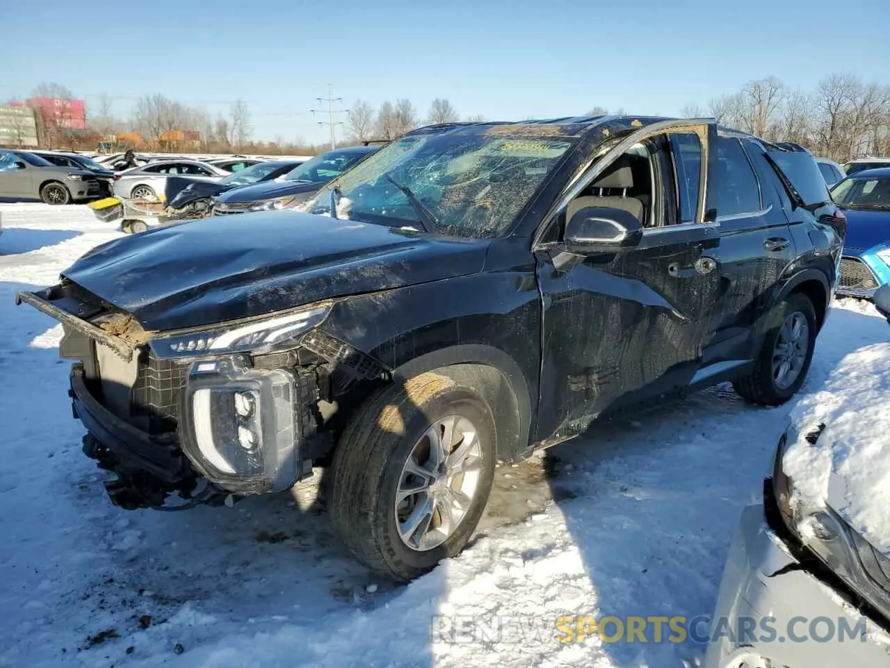 1 fotografías del automóvil dañado KM8R14HE0NU353183 HYUNDAI PALISADE 2022