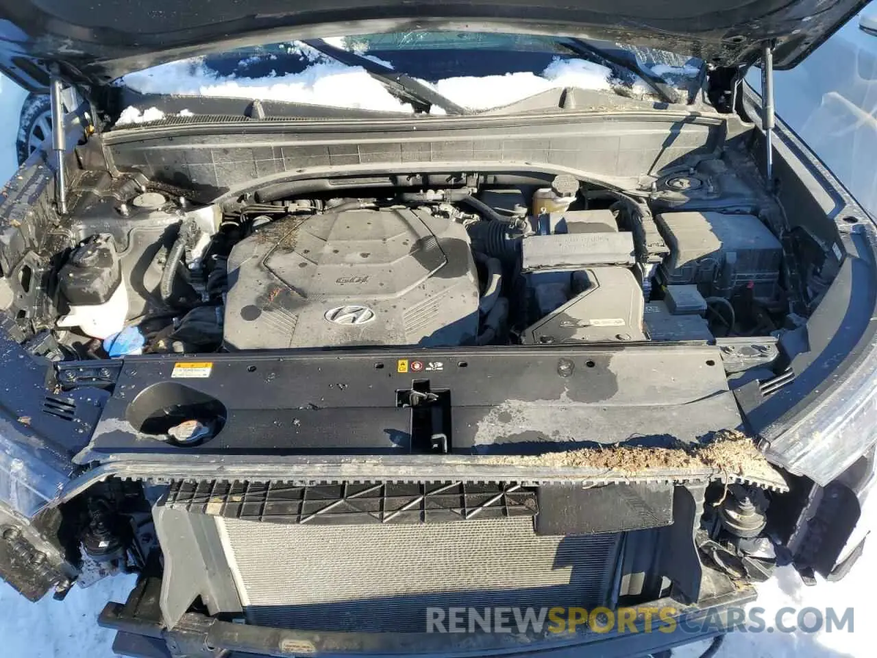 12 fotografías del automóvil dañado KM8R14HE0NU353183 HYUNDAI PALISADE 2022