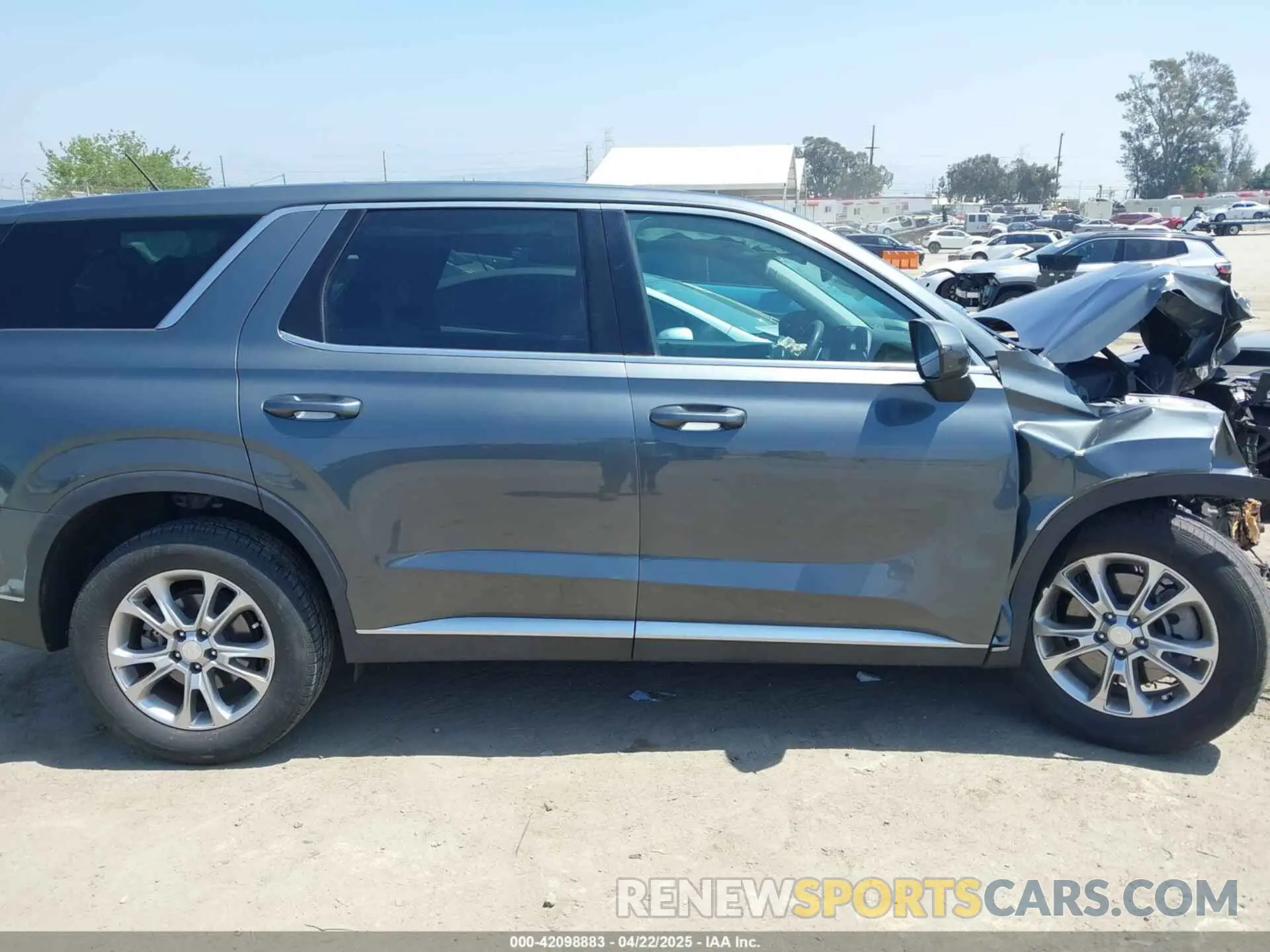 13 fotografías del automóvil dañado KM8R14HE2NU483403 HYUNDAI PALISADE 2022