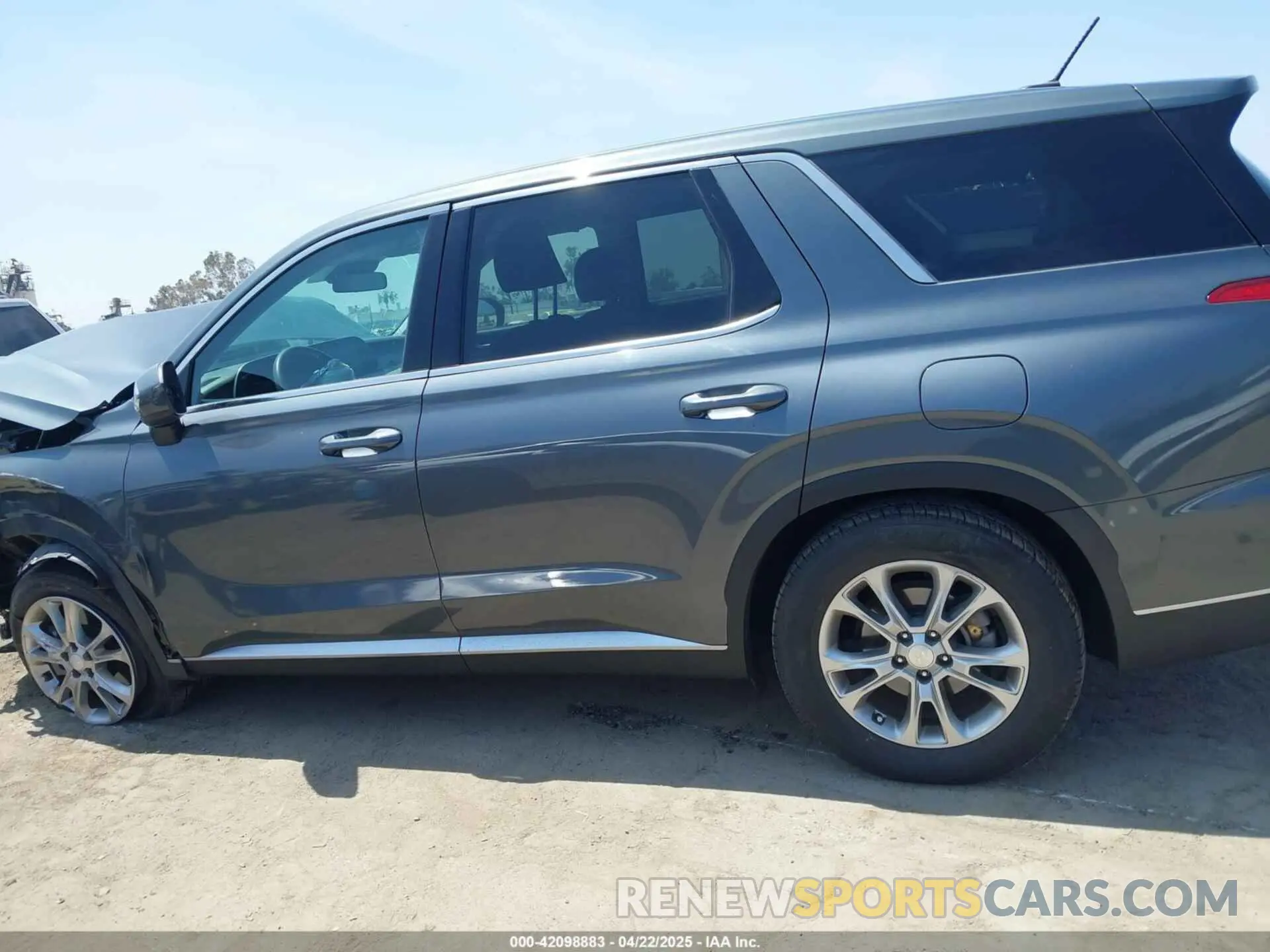 14 fotografías del automóvil dañado KM8R14HE2NU483403 HYUNDAI PALISADE 2022