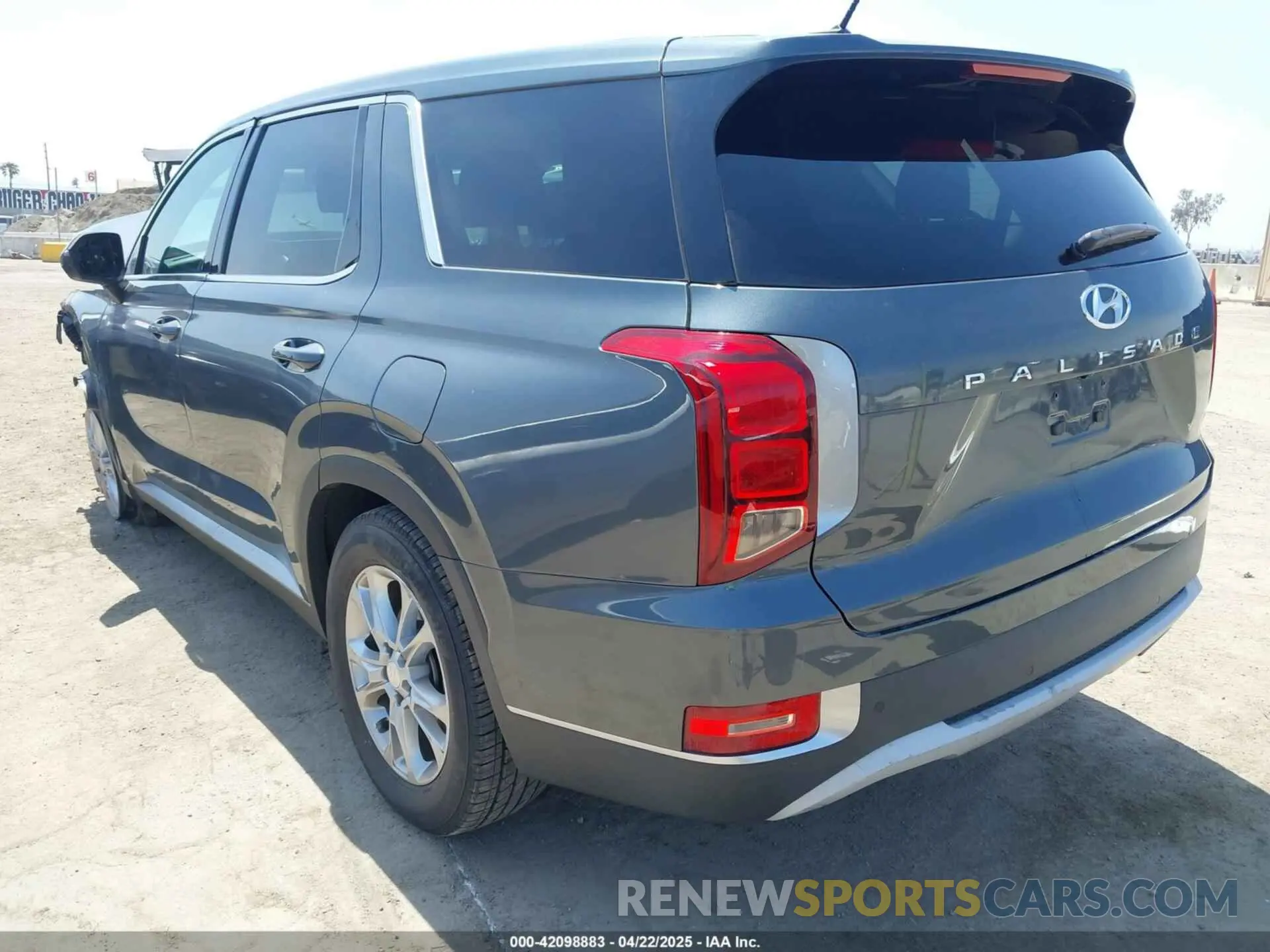 3 fotografías del automóvil dañado KM8R14HE2NU483403 HYUNDAI PALISADE 2022