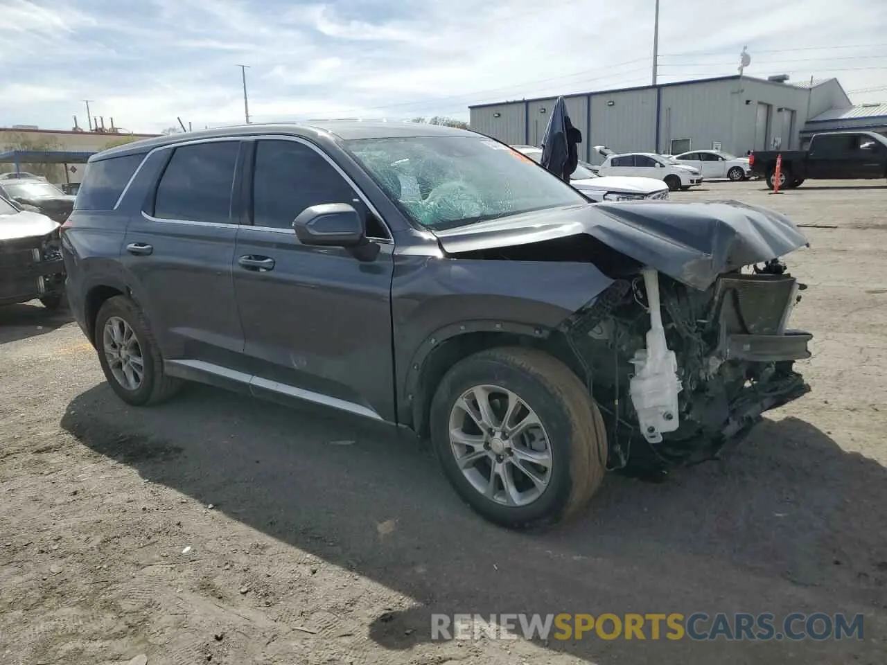 4 fotografías del automóvil dañado KM8R14HE7NU458349 HYUNDAI PALISADE 2022