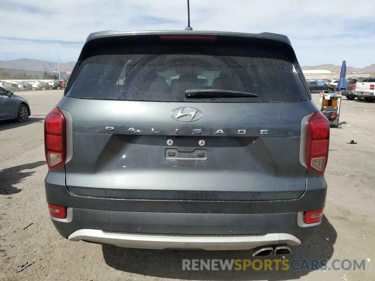 6 fotografías del automóvil dañado KM8R14HE7NU458349 HYUNDAI PALISADE 2022