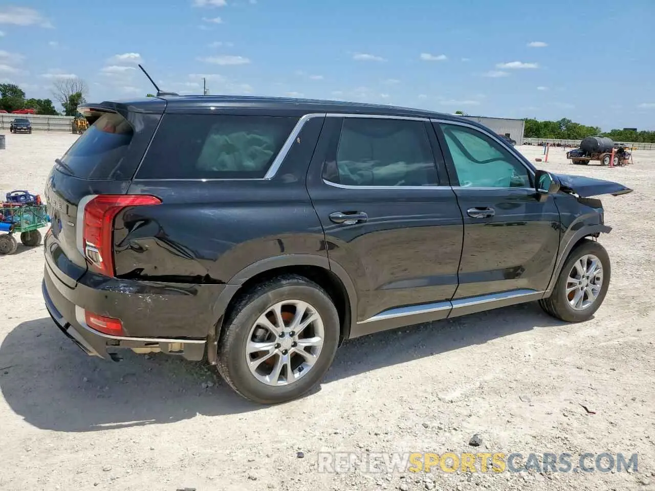 3 fotografías del automóvil dañado KM8R1DHE0NU362160 HYUNDAI PALISADE 2022
