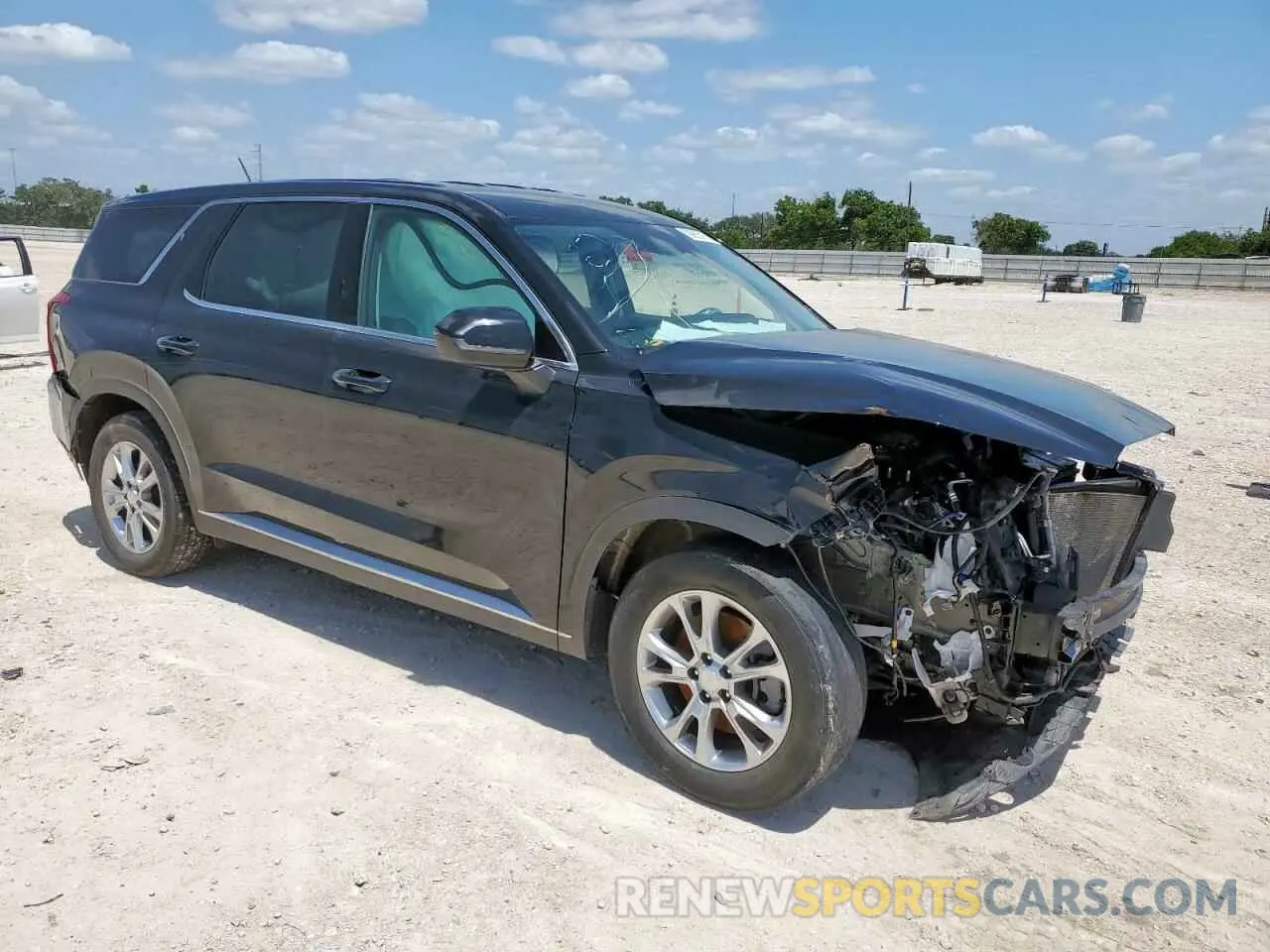 4 fotografías del automóvil dañado KM8R1DHE0NU362160 HYUNDAI PALISADE 2022