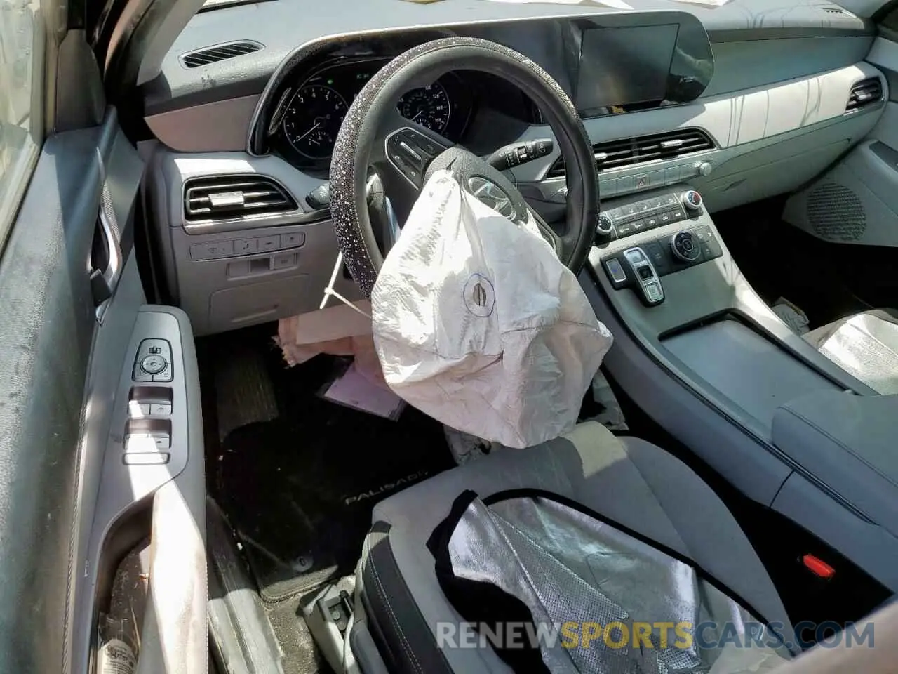 8 fotografías del automóvil dañado KM8R1DHE0NU362160 HYUNDAI PALISADE 2022