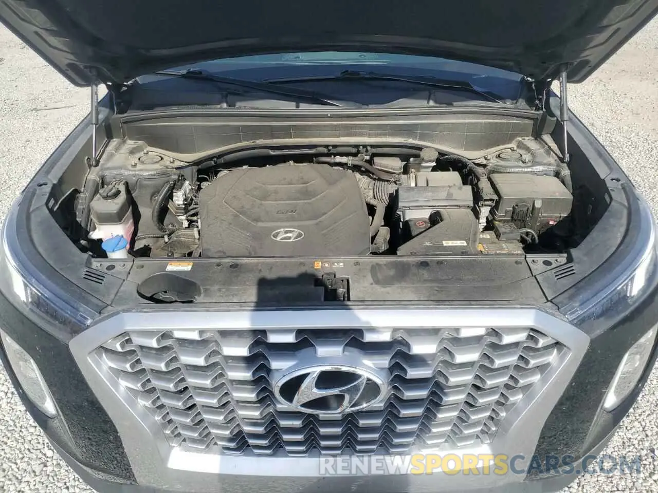 11 fotografías del automóvil dañado KM8R1DHE0NU369951 HYUNDAI PALISADE 2022