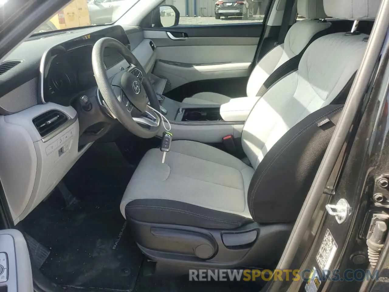 7 fotografías del automóvil dañado KM8R1DHE0NU369951 HYUNDAI PALISADE 2022