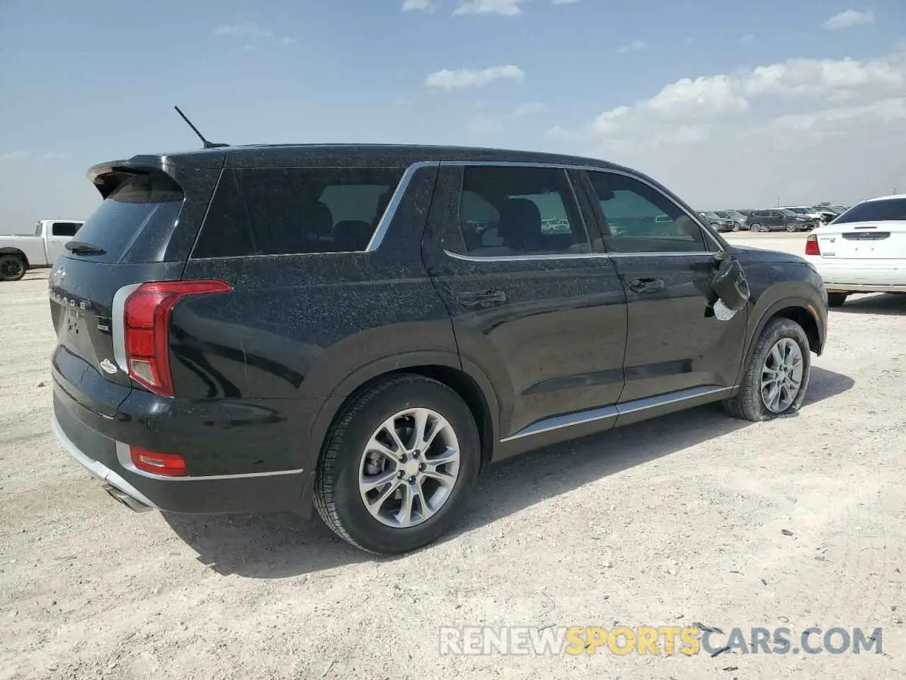 3 fotografías del automóvil dañado KM8R1DHE8NU387565 HYUNDAI PALISADE 2022