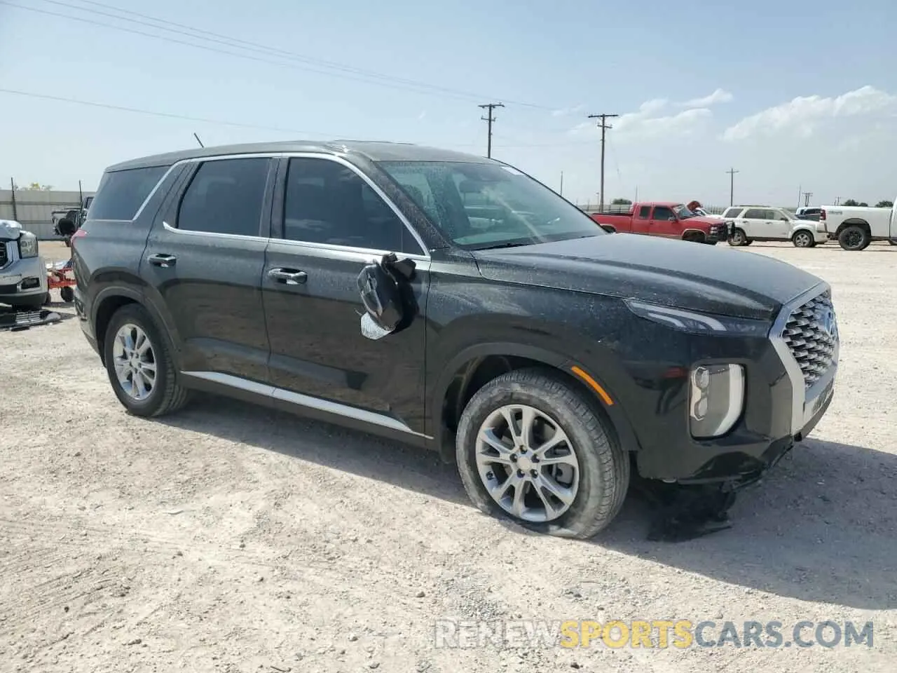 4 fotografías del automóvil dañado KM8R1DHE8NU387565 HYUNDAI PALISADE 2022