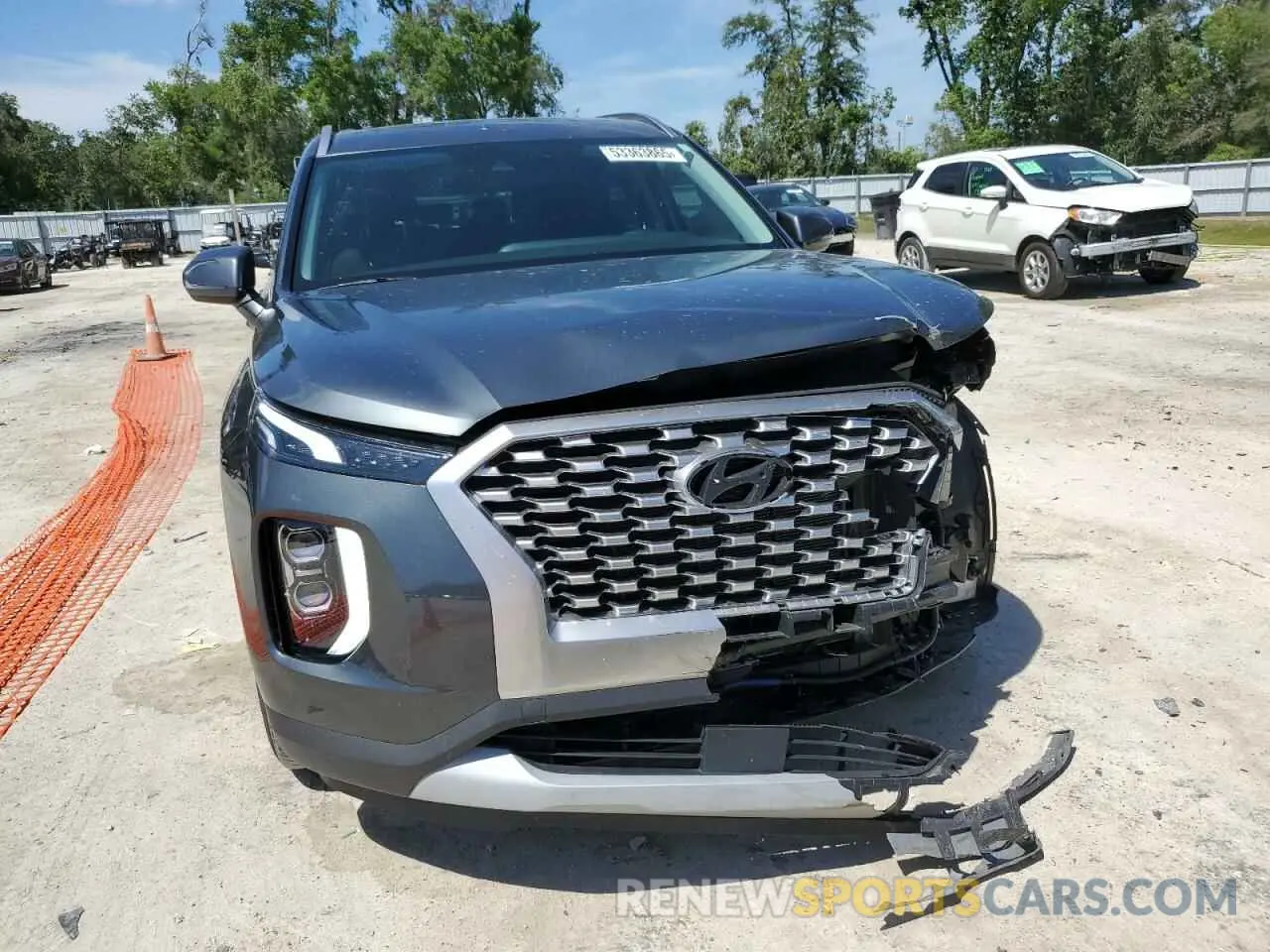 5 fotografías del automóvil dañado KM8R24HE2NU472785 HYUNDAI PALISADE 2022