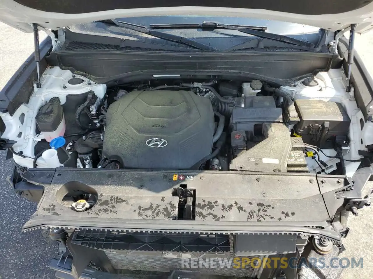 12 fotografías del automóvil dañado KM8R24HE9NU483329 HYUNDAI PALISADE 2022
