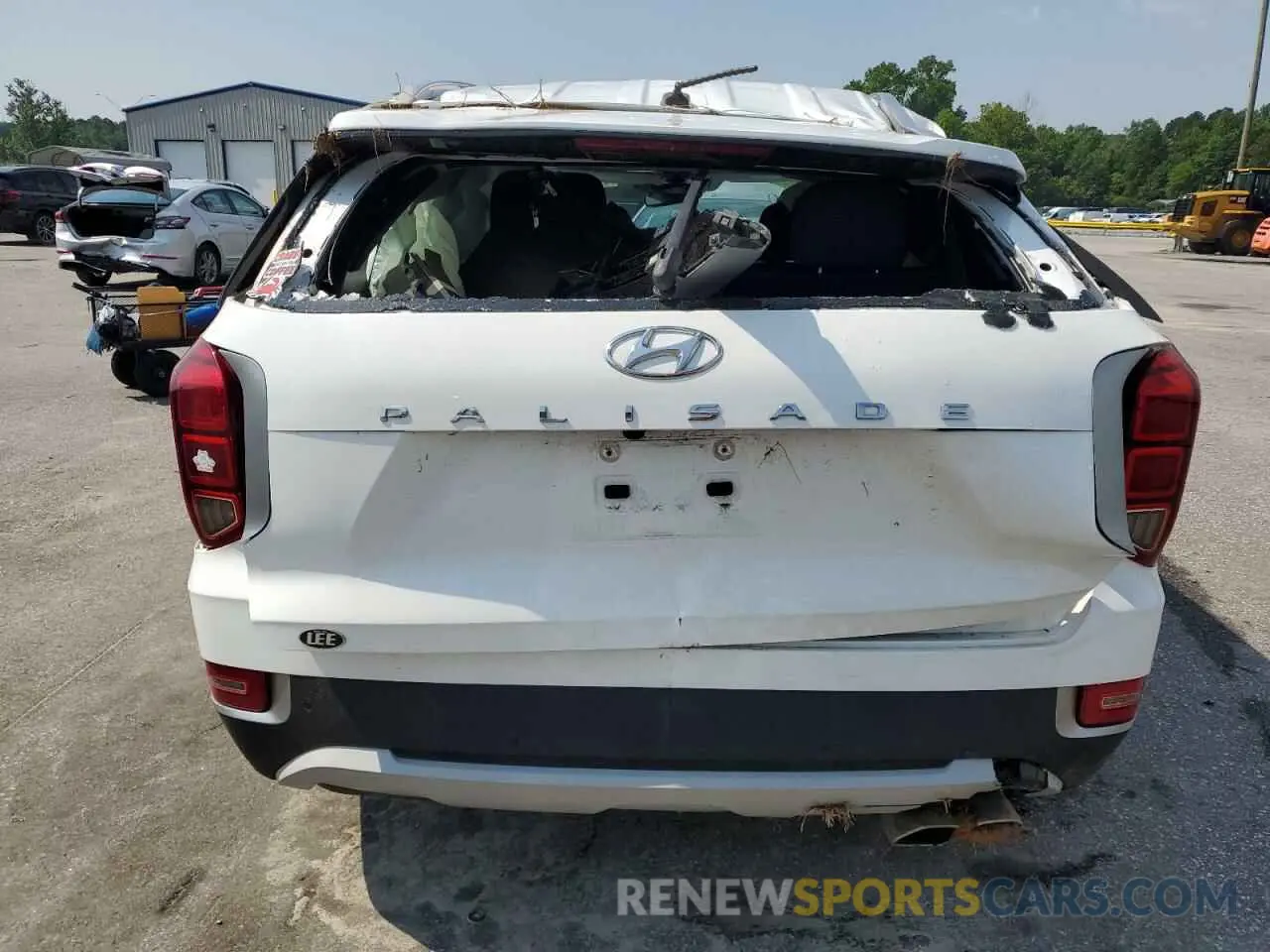 6 fotografías del automóvil dañado KM8R24HE9NU483329 HYUNDAI PALISADE 2022
