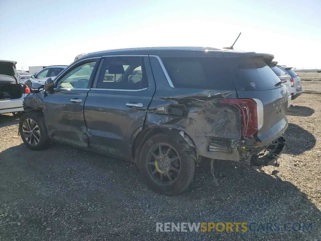 2 fotografías del automóvil dañado KM8R2DHE6NU453365 HYUNDAI PALISADE 2022