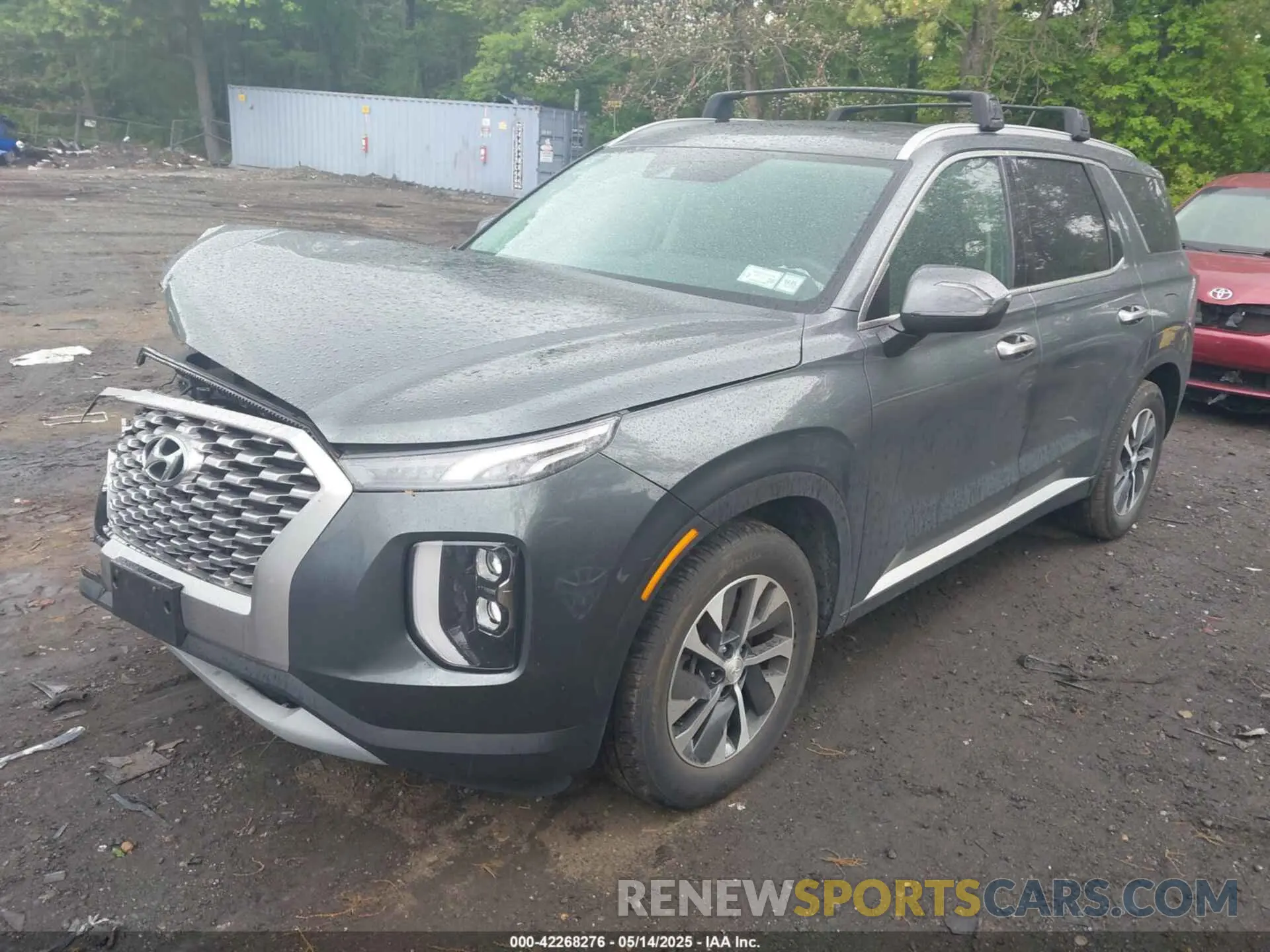 2 fotografías del automóvil dañado KM8R2DHE6NU464110 HYUNDAI PALISADE 2022