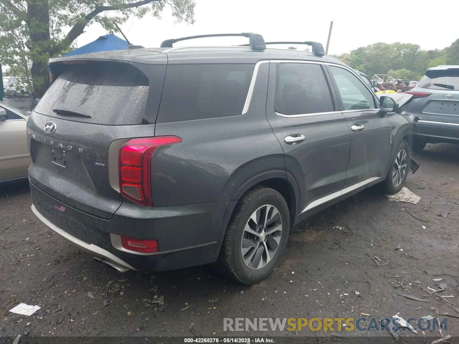 4 fotografías del automóvil dañado KM8R2DHE6NU464110 HYUNDAI PALISADE 2022