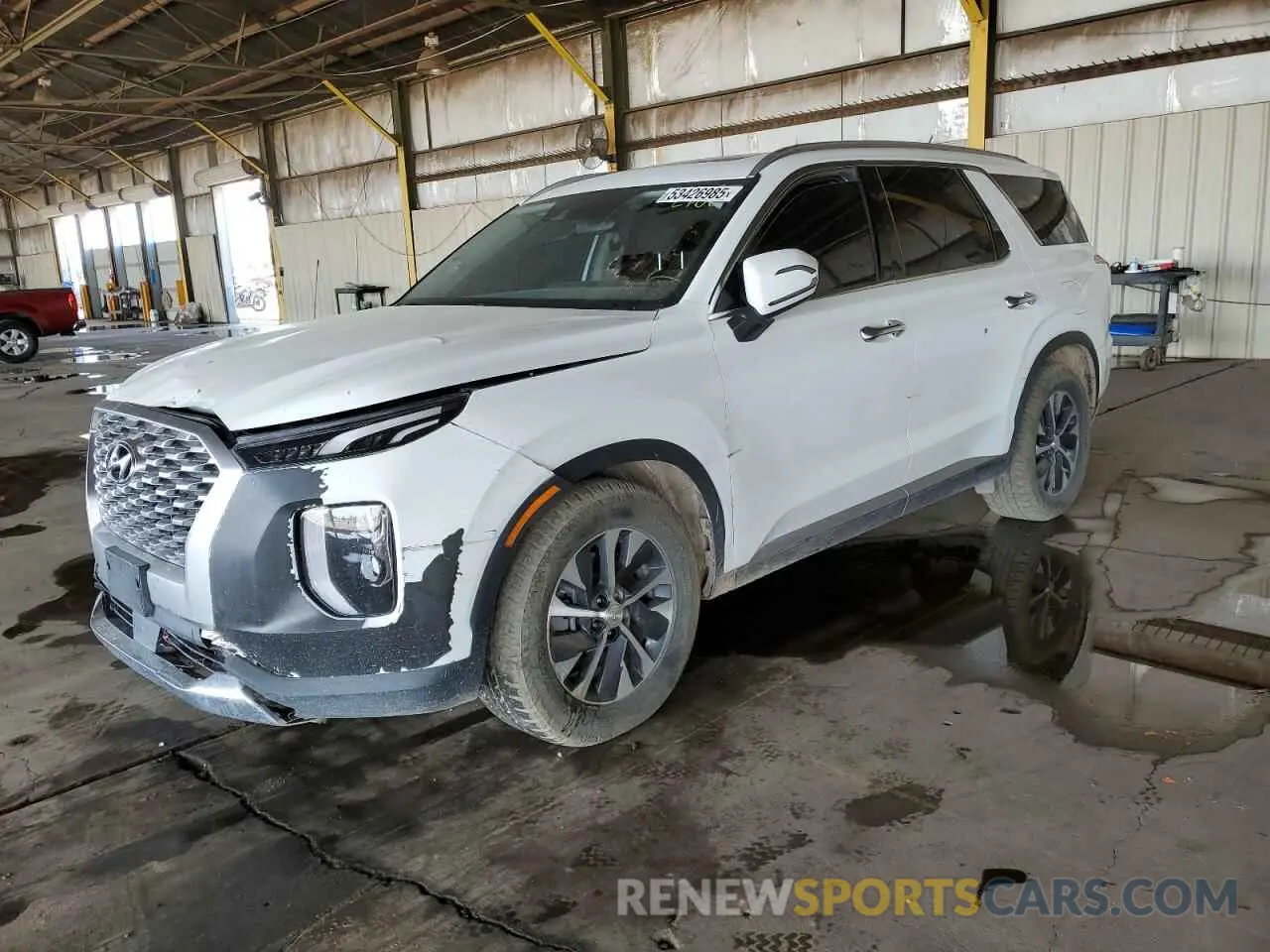 1 fotografías del automóvil dañado KM8R2DHE7NU385237 HYUNDAI PALISADE 2022