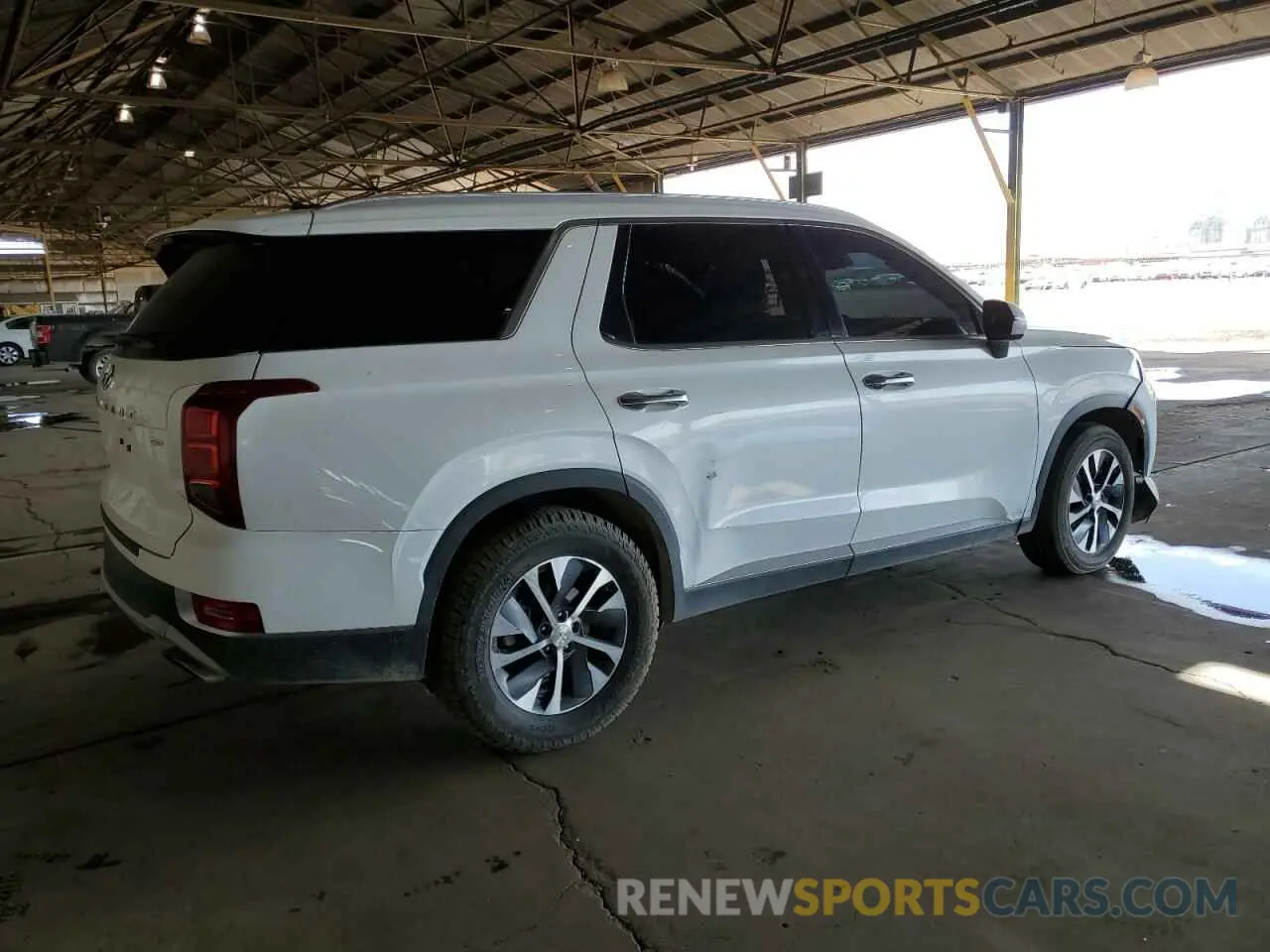 3 fotografías del automóvil dañado KM8R2DHE7NU385237 HYUNDAI PALISADE 2022