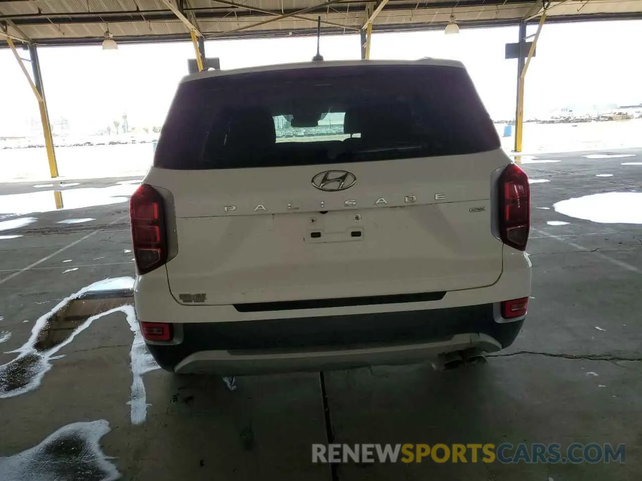 6 fotografías del automóvil dañado KM8R2DHE7NU385237 HYUNDAI PALISADE 2022