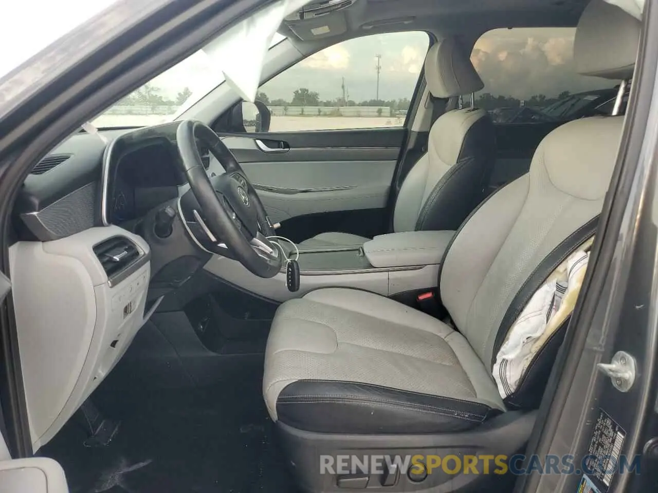 7 fotografías del automóvil dañado KM8R34HE6NU393861 HYUNDAI PALISADE 2022