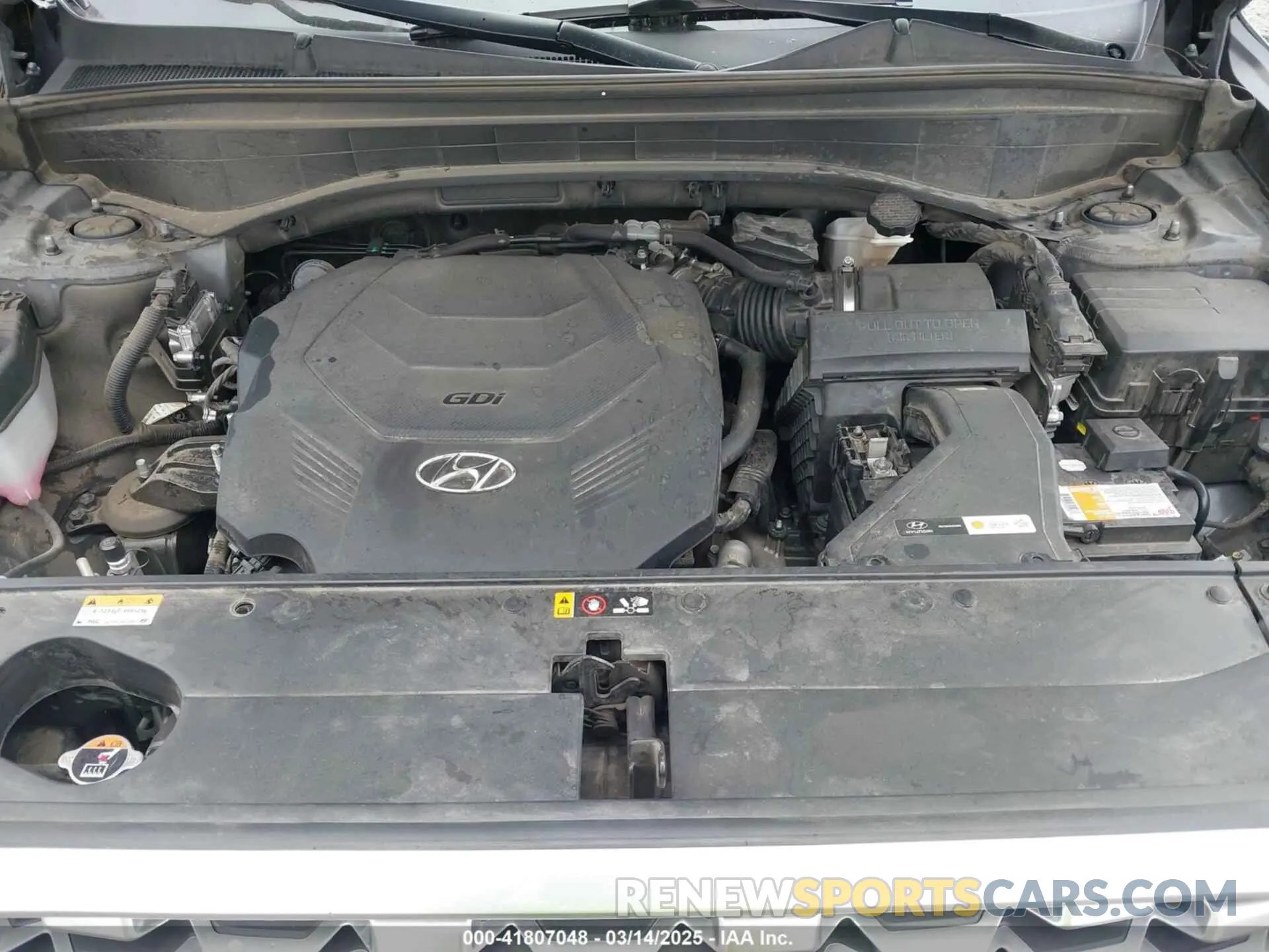 10 fotografías del automóvil dañado KM8R34HE7NU360772 HYUNDAI PALISADE 2022
