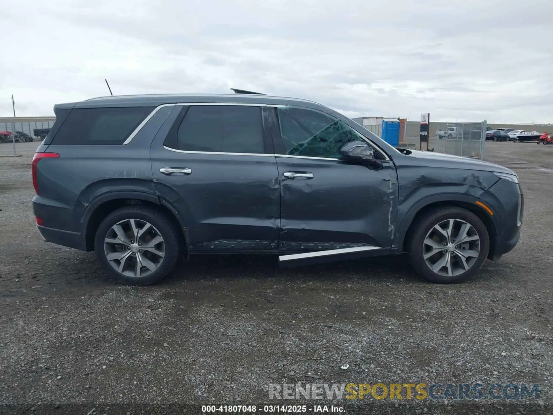 12 fotografías del automóvil dañado KM8R34HE7NU360772 HYUNDAI PALISADE 2022