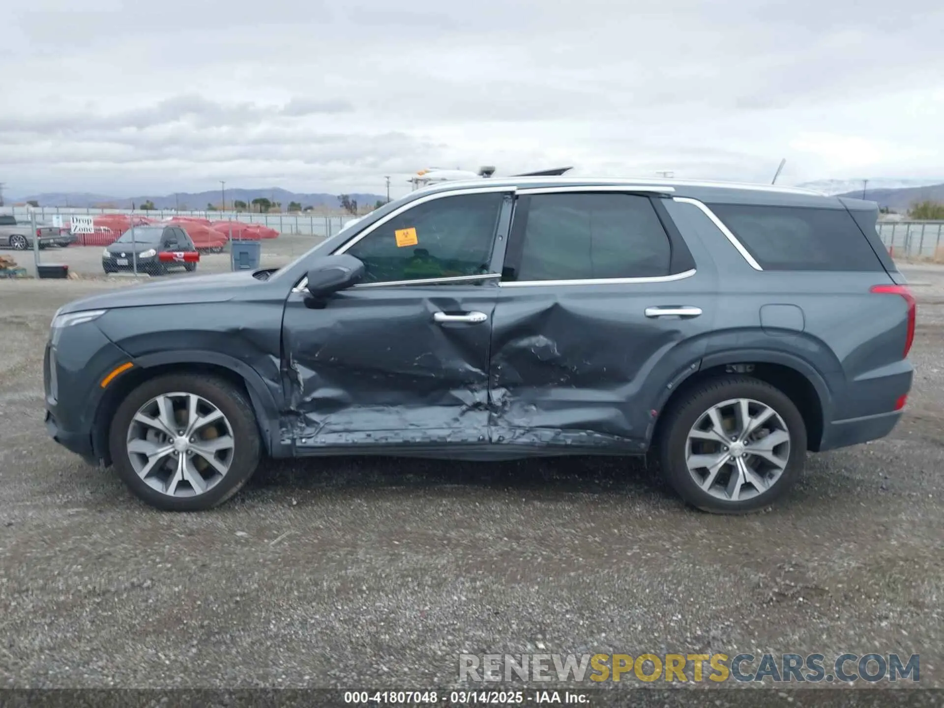 13 fotografías del automóvil dañado KM8R34HE7NU360772 HYUNDAI PALISADE 2022