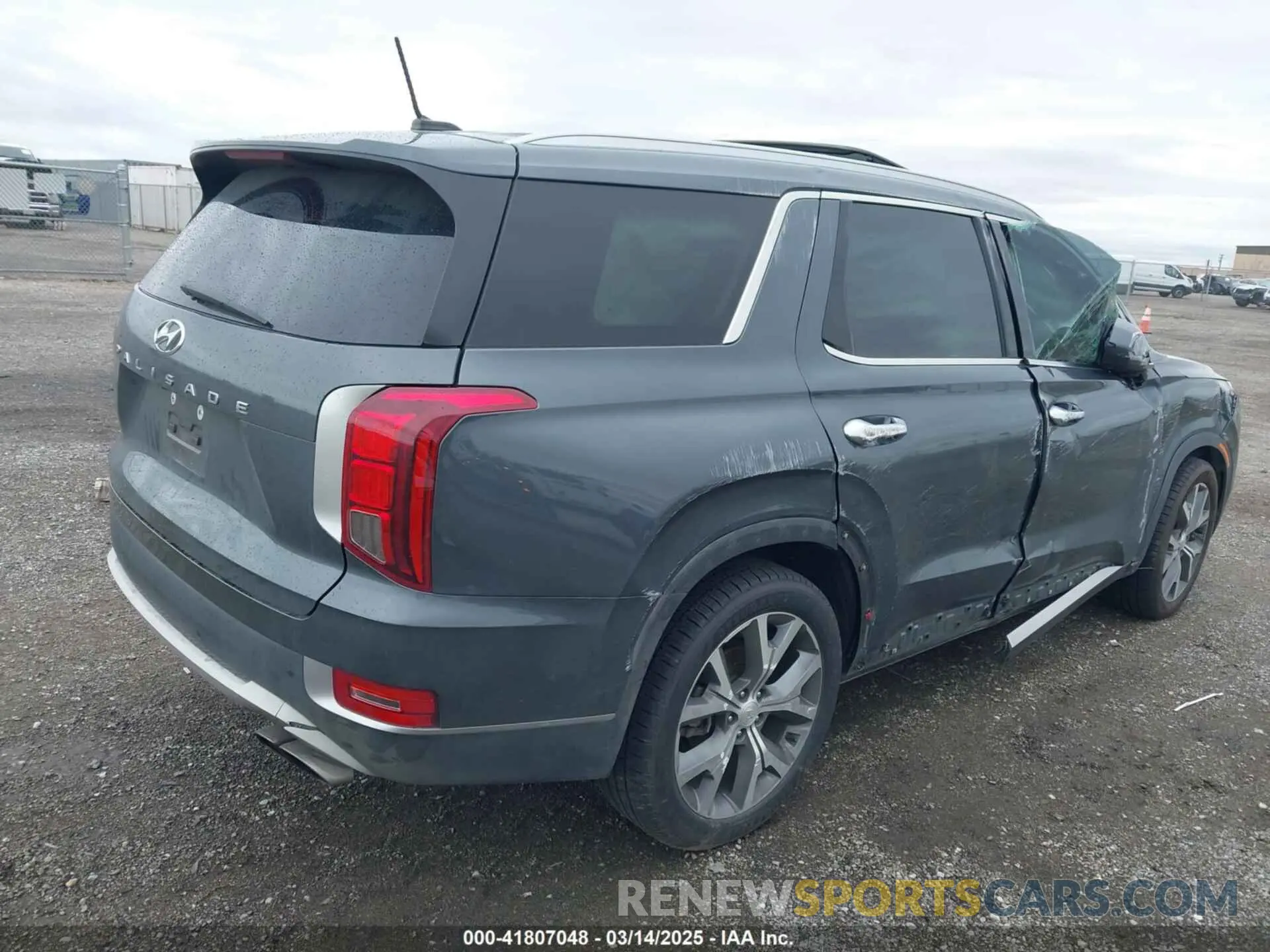 4 fotografías del automóvil dañado KM8R34HE7NU360772 HYUNDAI PALISADE 2022