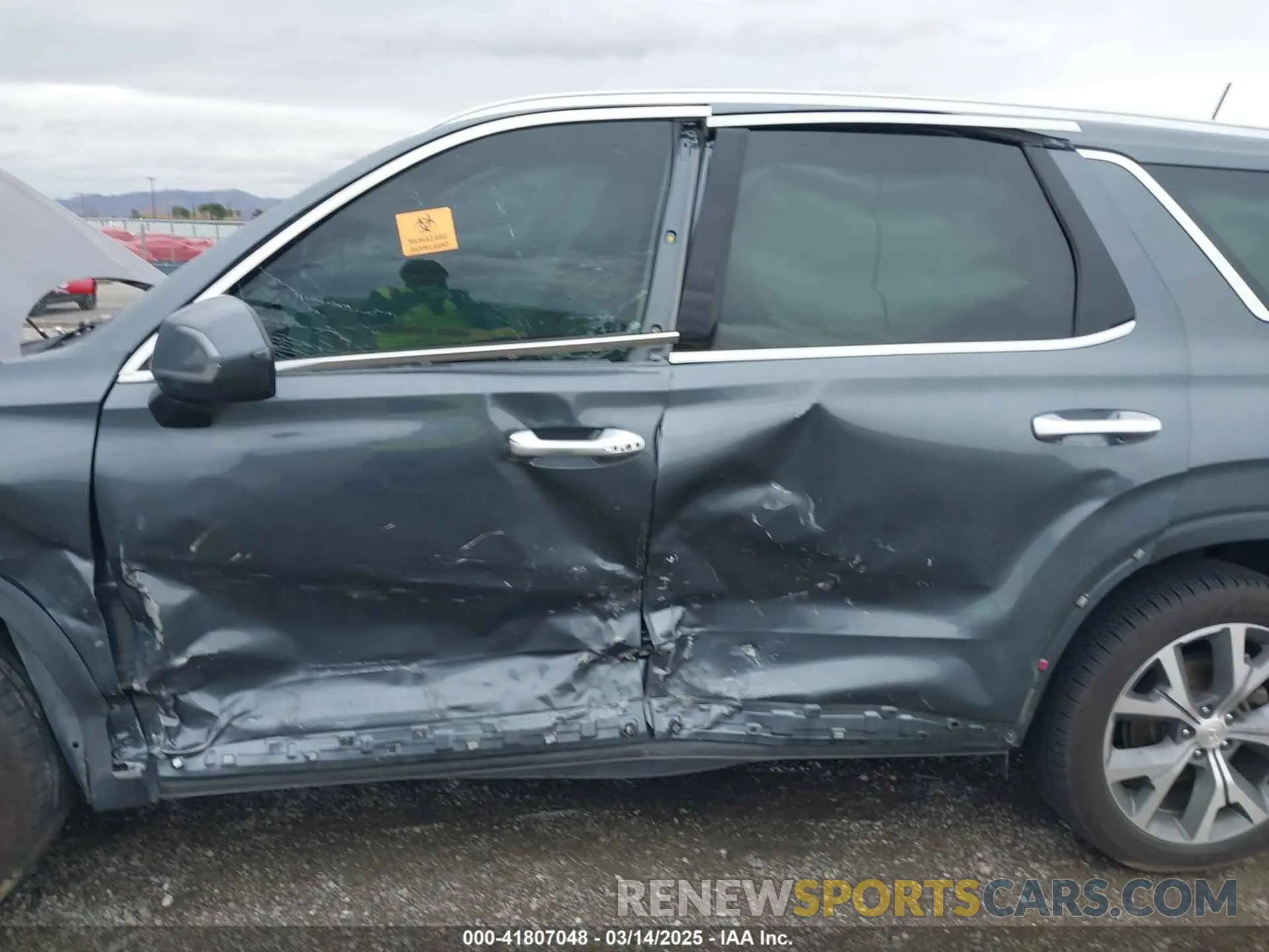 6 fotografías del automóvil dañado KM8R34HE7NU360772 HYUNDAI PALISADE 2022