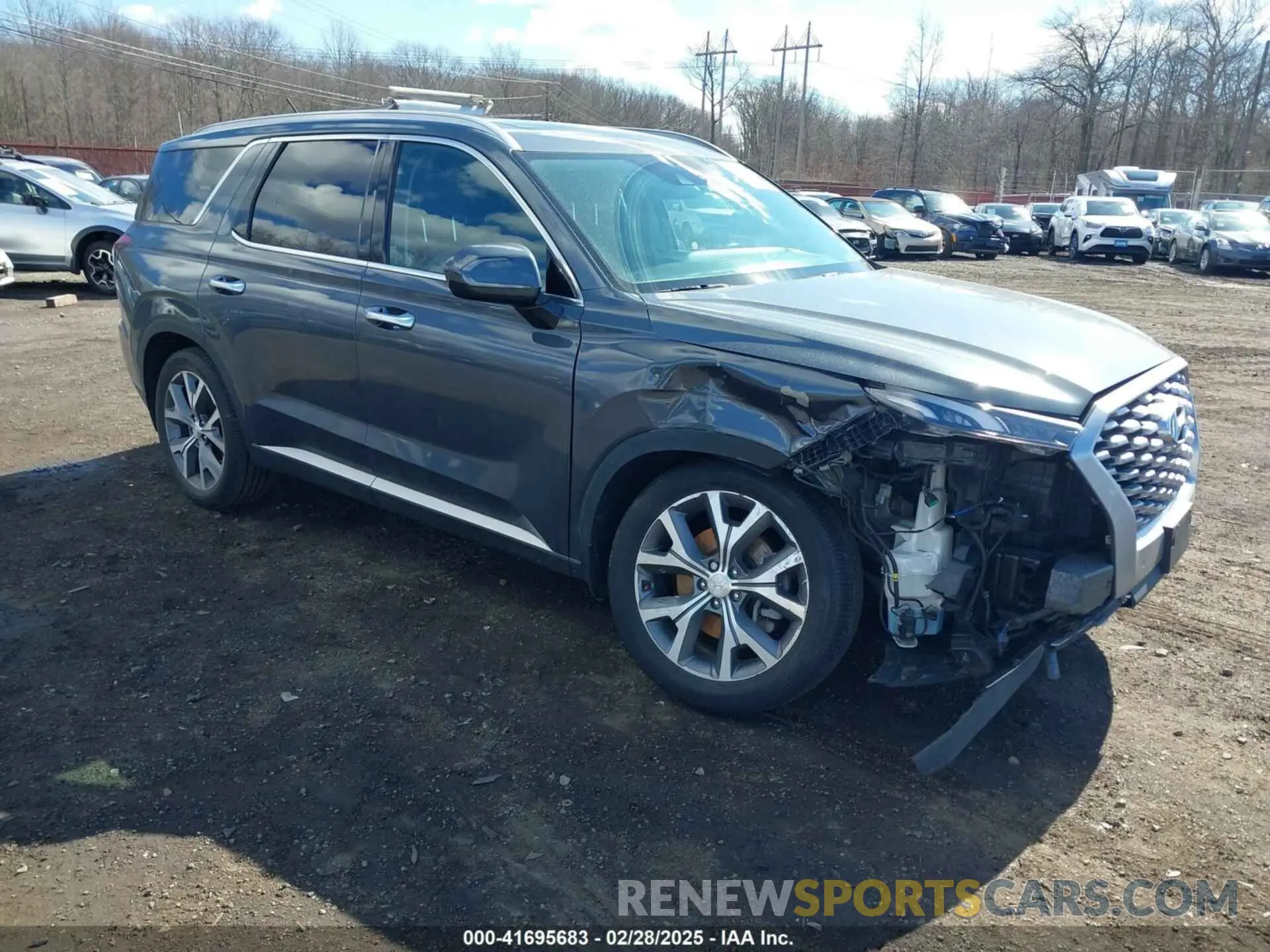1 fotografías del automóvil dañado KM8R3DHE2NU358654 HYUNDAI PALISADE 2022