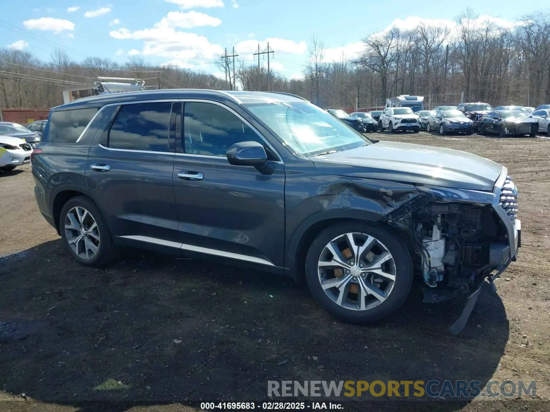 13 fotografías del automóvil dañado KM8R3DHE2NU358654 HYUNDAI PALISADE 2022