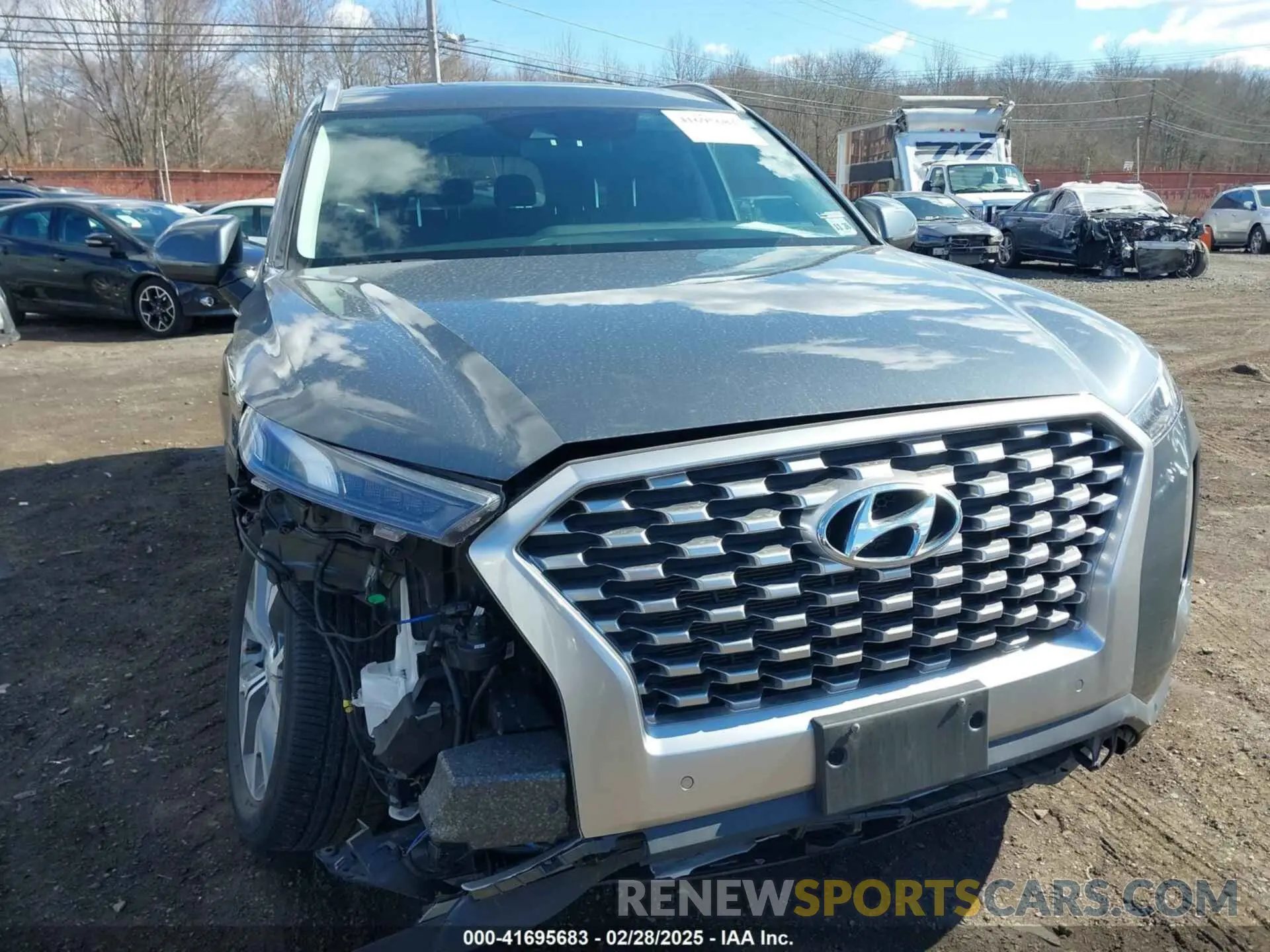 17 fotografías del automóvil dañado KM8R3DHE2NU358654 HYUNDAI PALISADE 2022