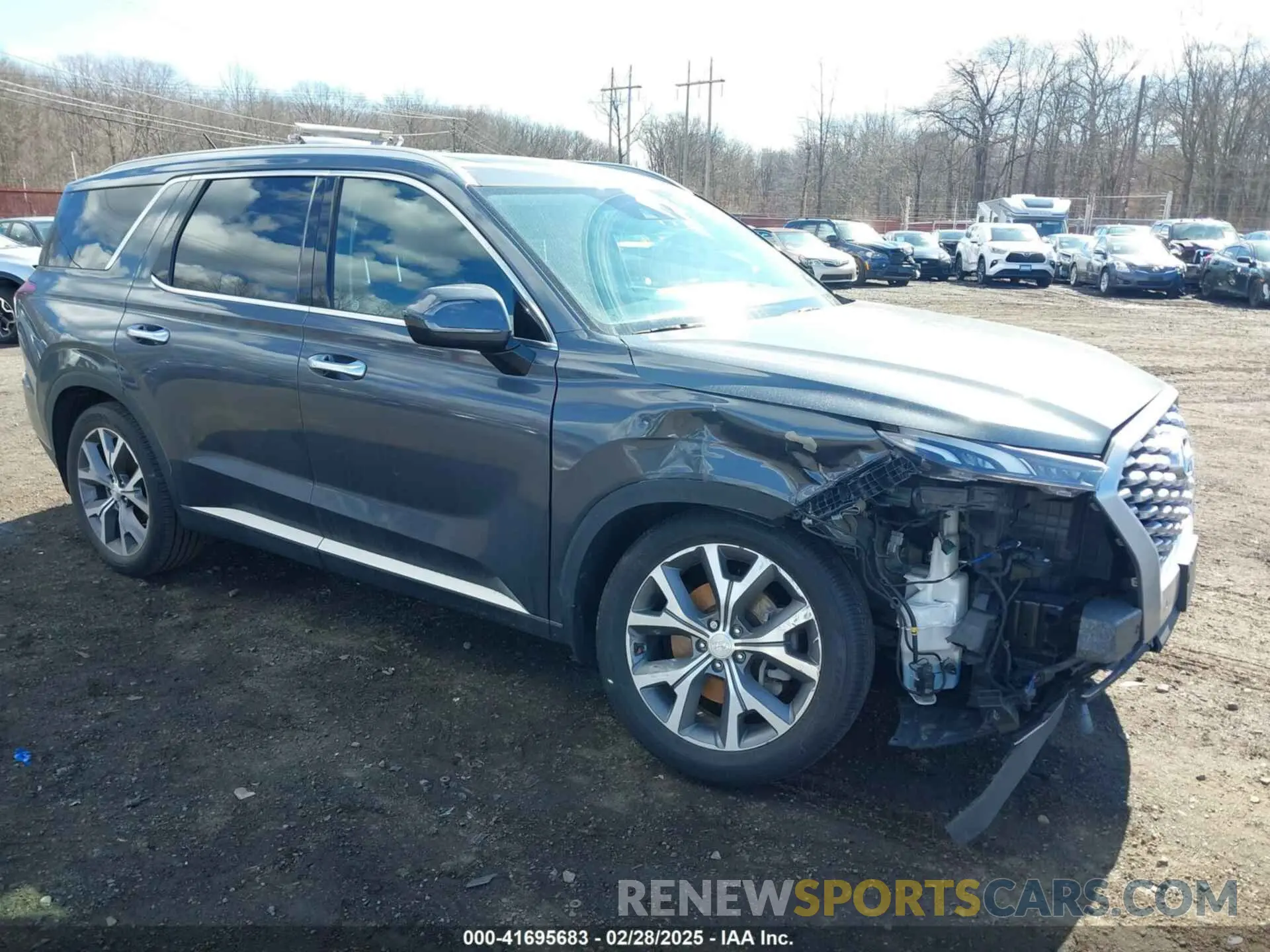 18 fotografías del automóvil dañado KM8R3DHE2NU358654 HYUNDAI PALISADE 2022