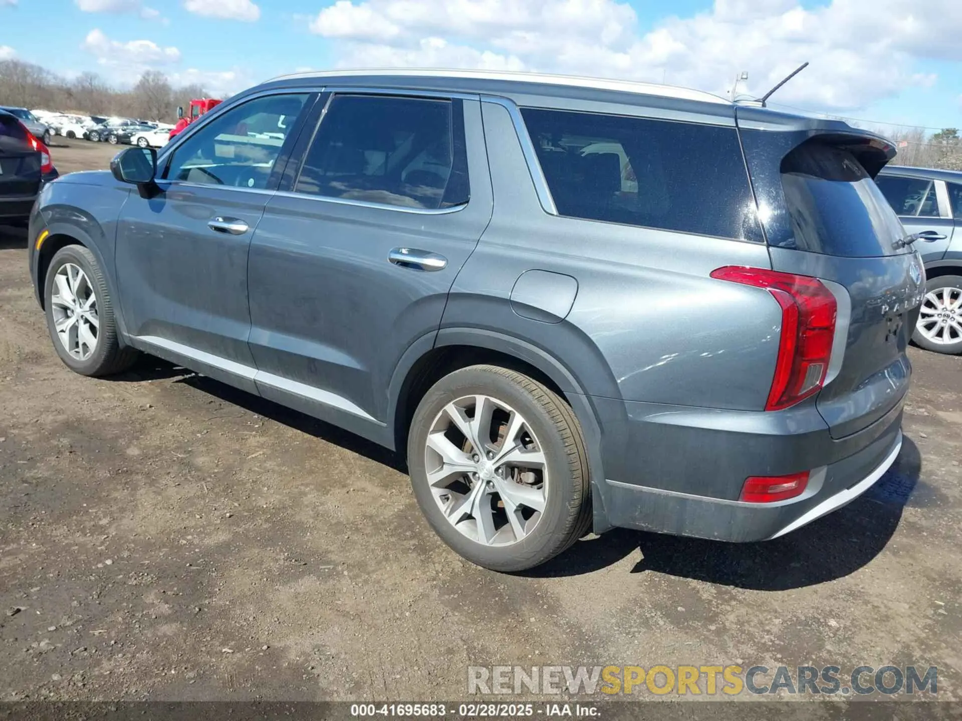3 fotografías del automóvil dañado KM8R3DHE2NU358654 HYUNDAI PALISADE 2022