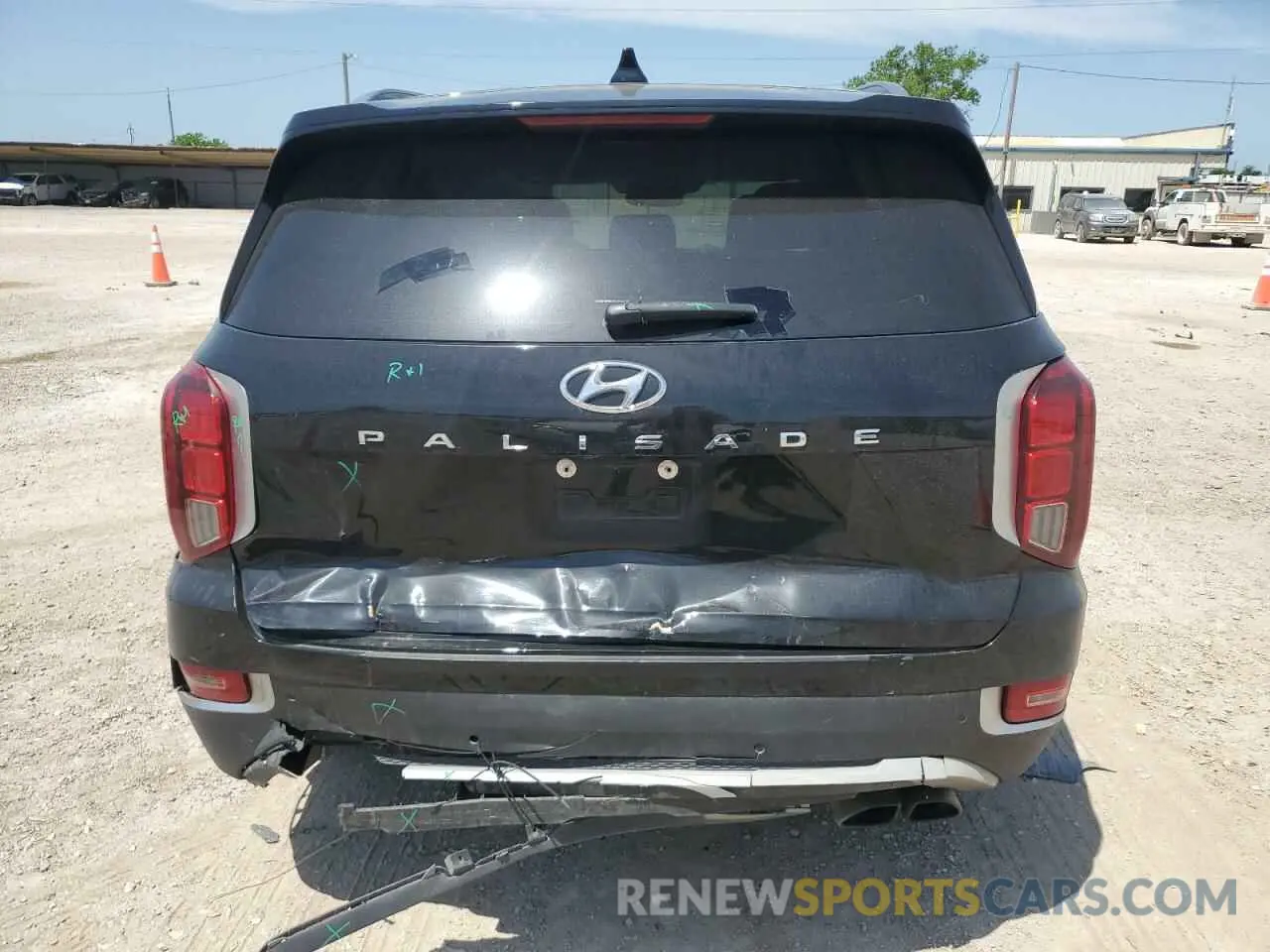 6 fotografías del automóvil dañado KM8R44HE2NU344797 HYUNDAI PALISADE 2022