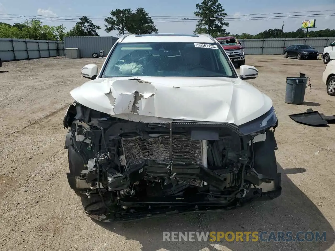 5 fotografías del automóvil dañado KM8R44HE6NU338369 HYUNDAI PALISADE 2022