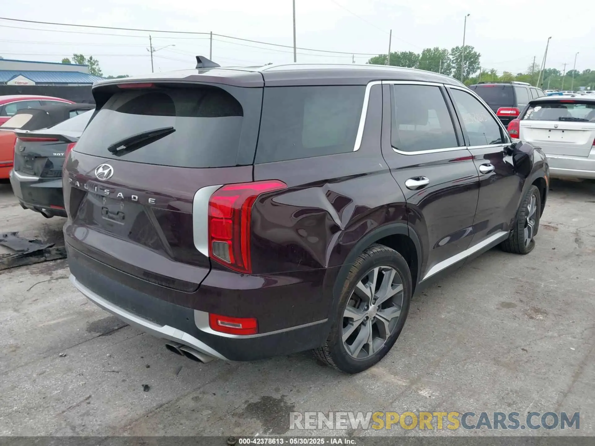 4 fotografías del automóvil dañado KM8R44HE7NU374166 HYUNDAI PALISADE 2022
