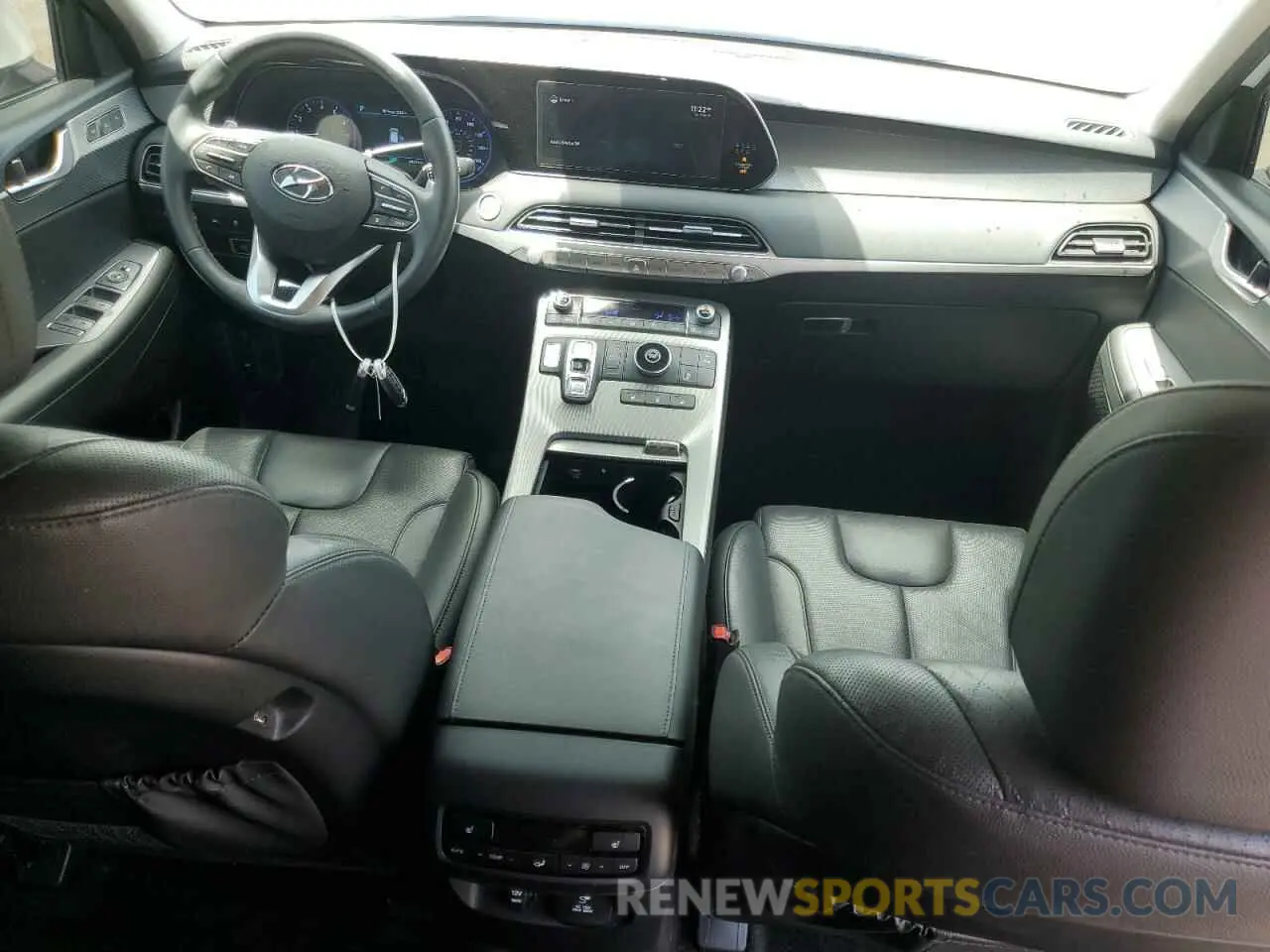 8 fotografías del automóvil dañado KM8R44HE9NU449398 HYUNDAI PALISADE 2022