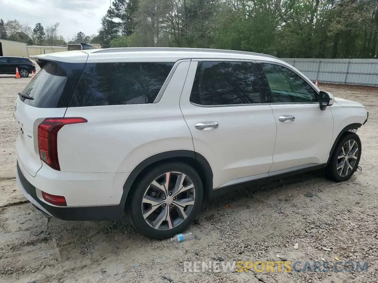 3 fotografías del automóvil dañado KM8R4DHE0NU340439 HYUNDAI PALISADE 2022