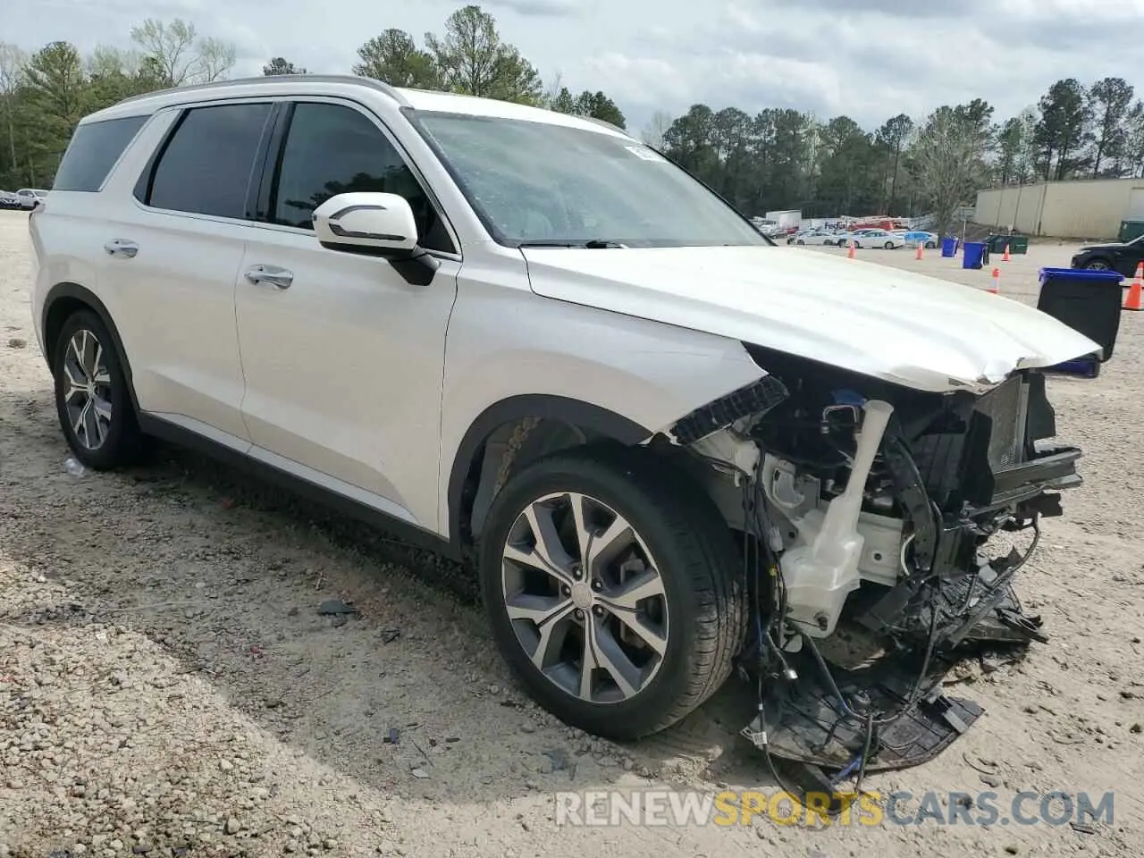 4 fotografías del automóvil dañado KM8R4DHE0NU340439 HYUNDAI PALISADE 2022