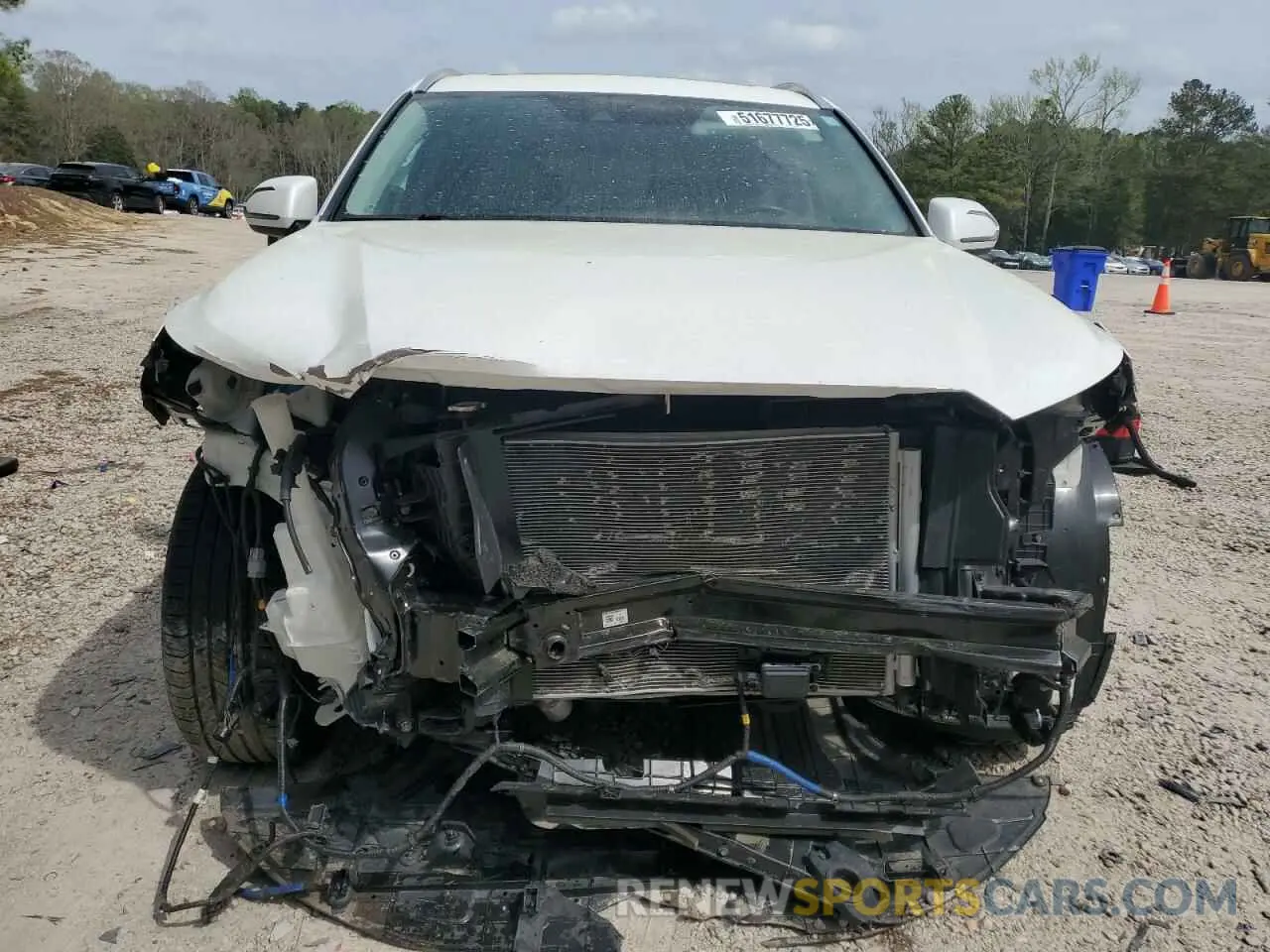 5 fotografías del automóvil dañado KM8R4DHE0NU340439 HYUNDAI PALISADE 2022