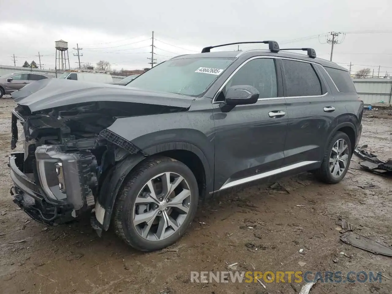 1 fotografías del automóvil dañado KM8R4DHE0NU460547 HYUNDAI PALISADE 2022