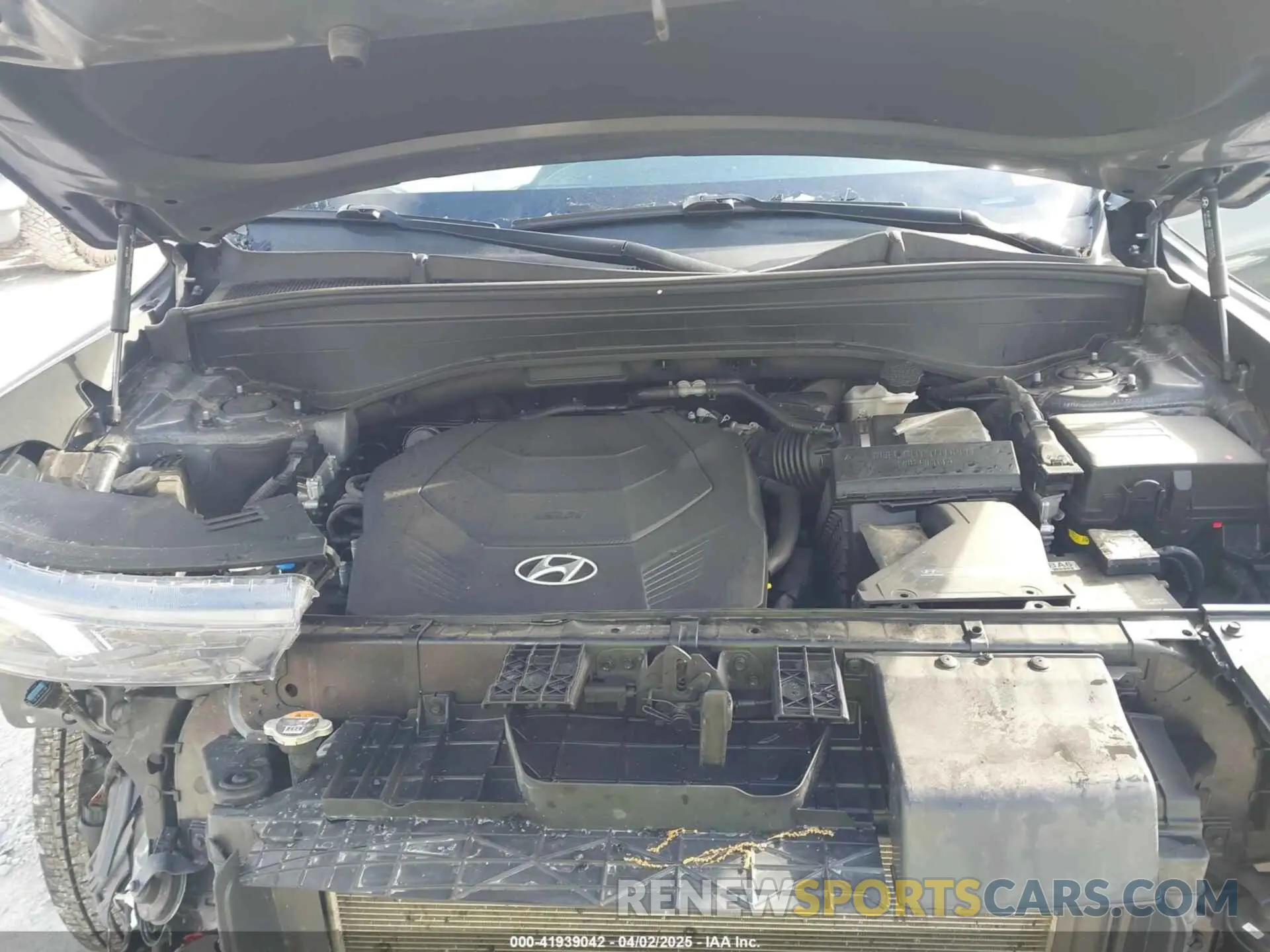 10 fotografías del automóvil dañado KM8R4DHE1NU418307 HYUNDAI PALISADE 2022