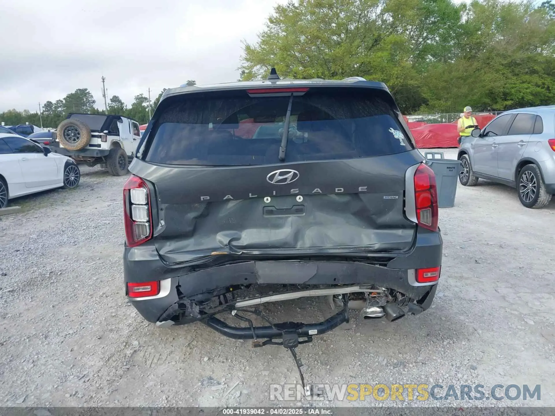 16 fotografías del automóvil dañado KM8R4DHE1NU418307 HYUNDAI PALISADE 2022