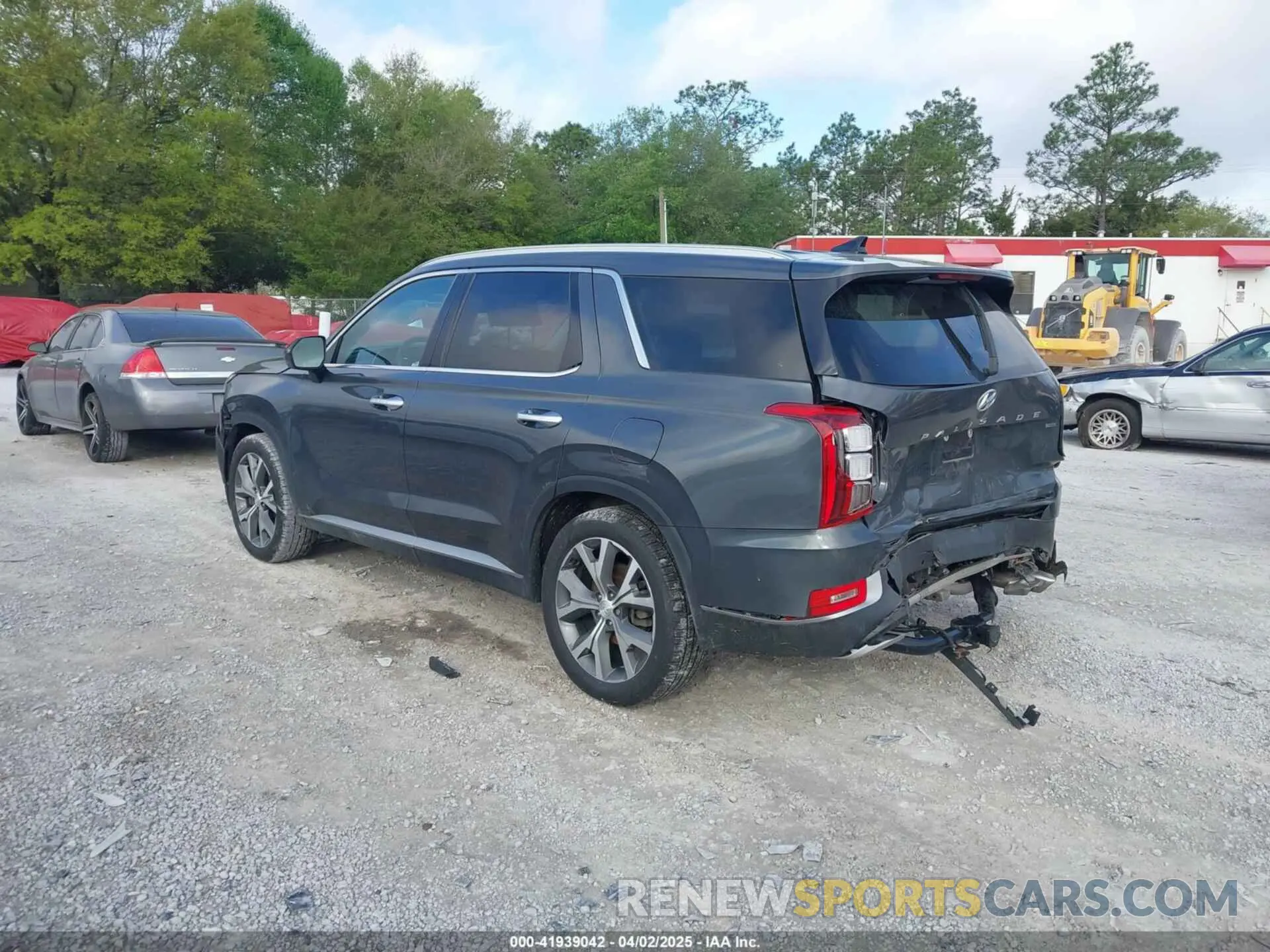3 fotografías del automóvil dañado KM8R4DHE1NU418307 HYUNDAI PALISADE 2022