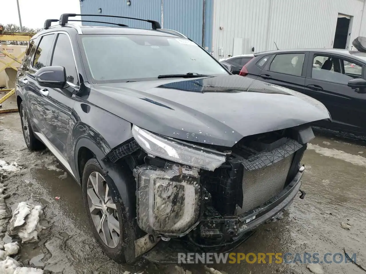 4 fotografías del automóvil dañado KM8R4DHE3NU340158 HYUNDAI PALISADE 2022
